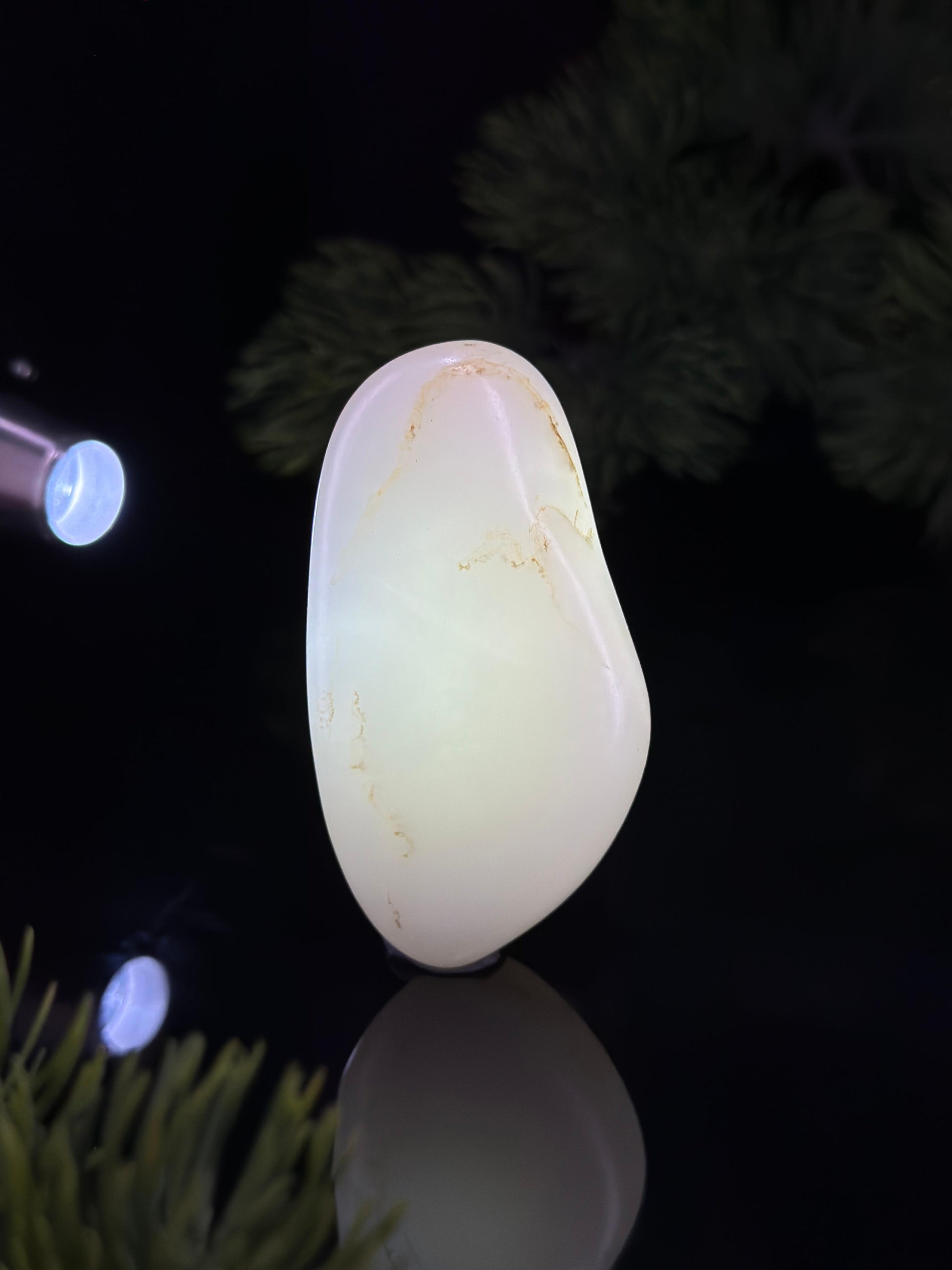 新疆和田玉白玉淡洒金皮精品籽料手把件（yc681631）