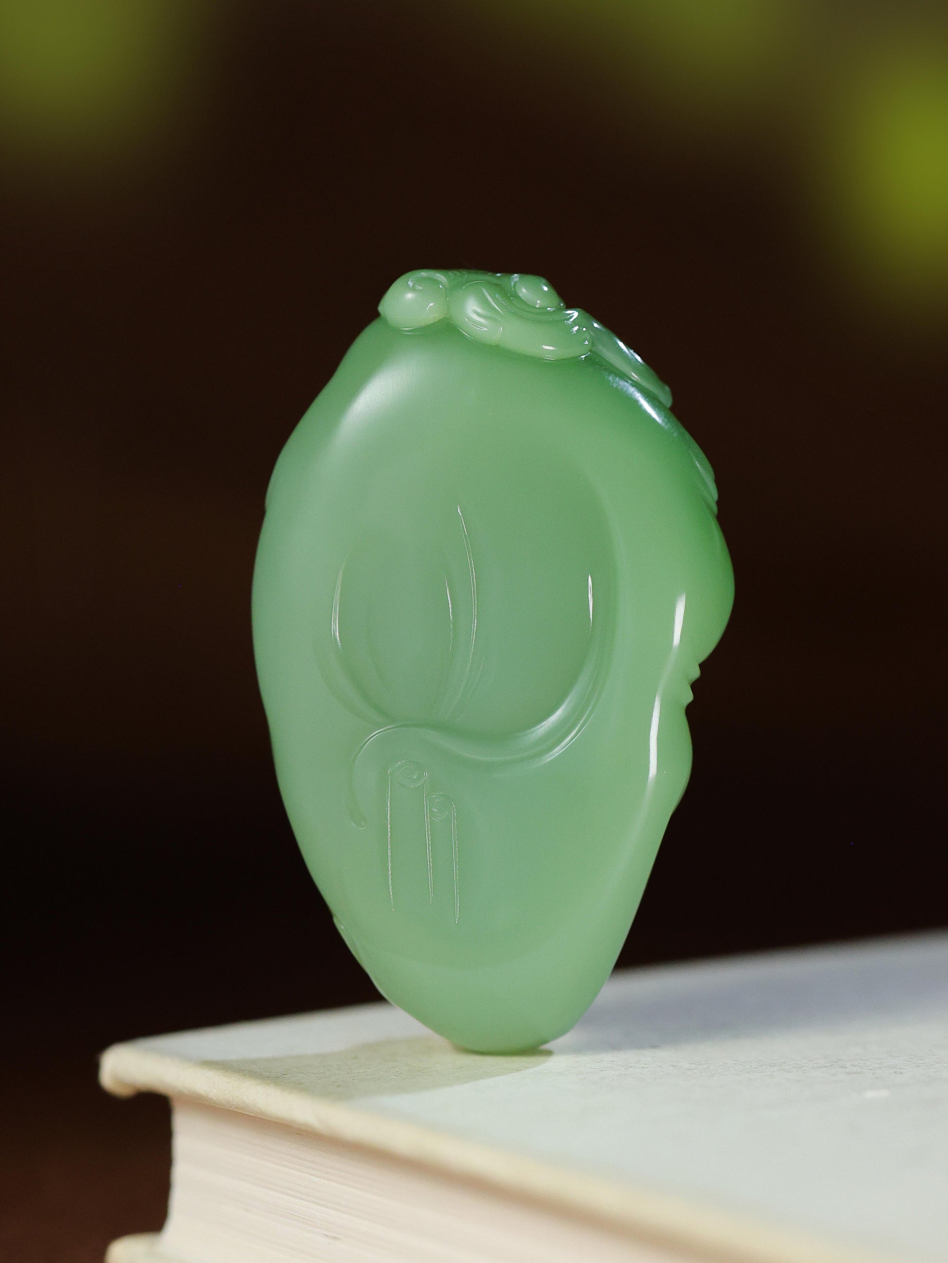 和田玉碧玉粉青佛公（yc188776）
