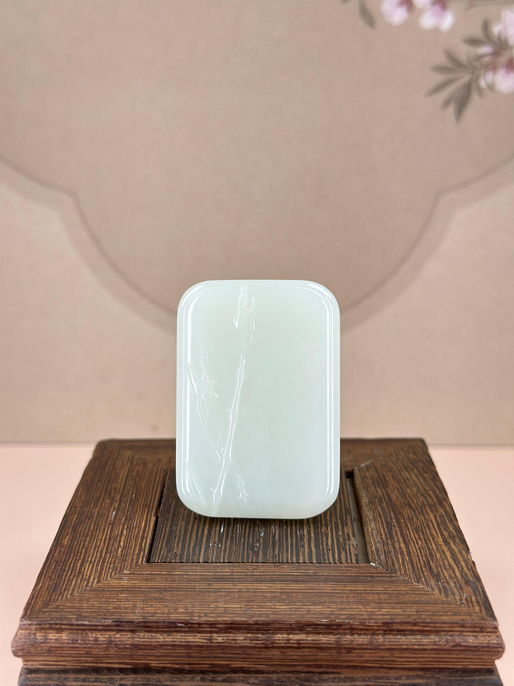 和田玉白玉虚空藏菩萨挂件（yc751059）