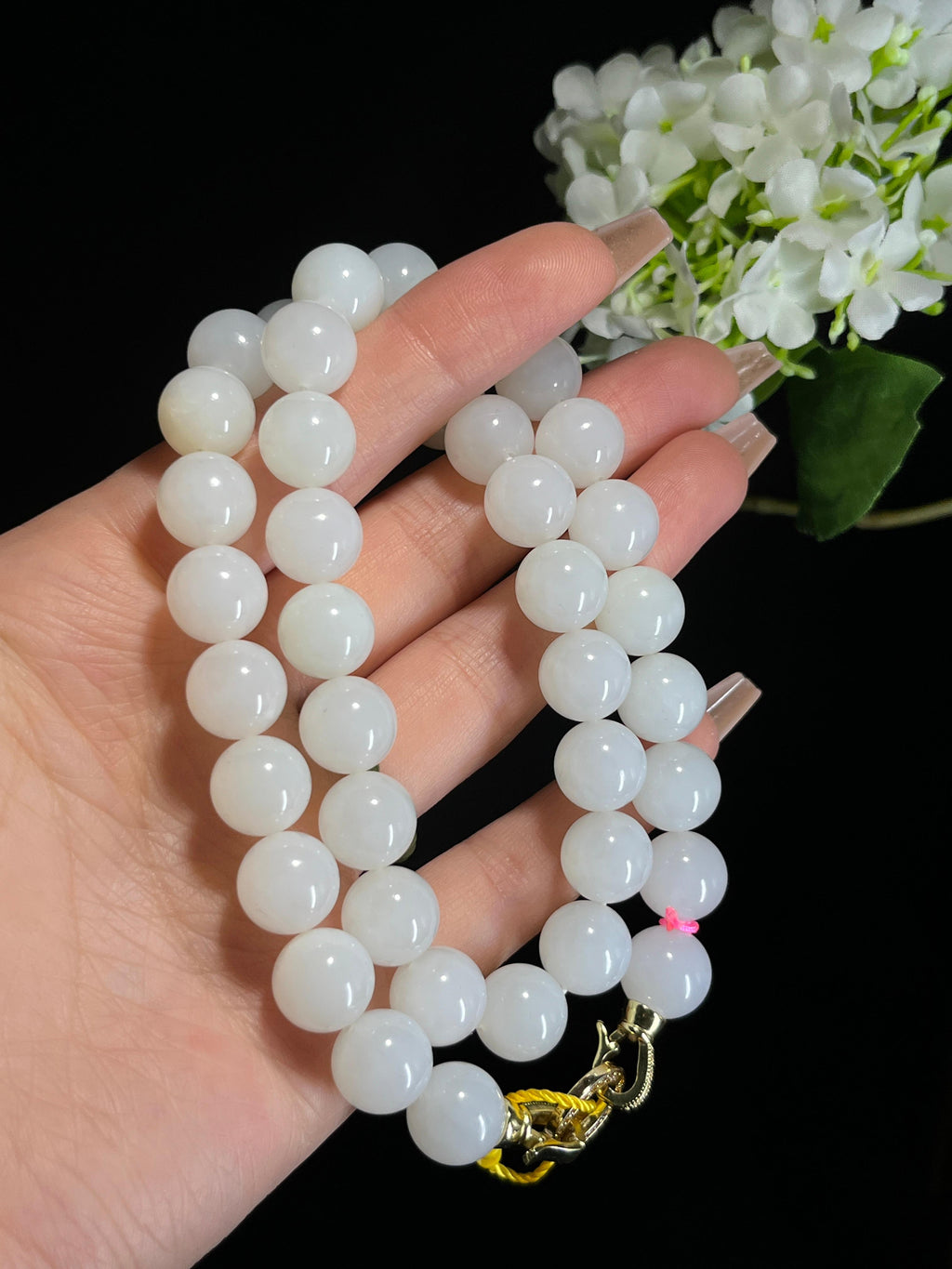 和田玉白玉项链（卡11.5）（yc261715）