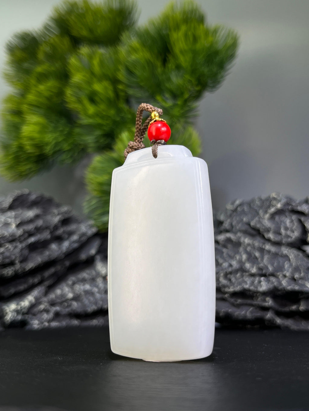 和田玉白玉山料无事牌（yc228796）