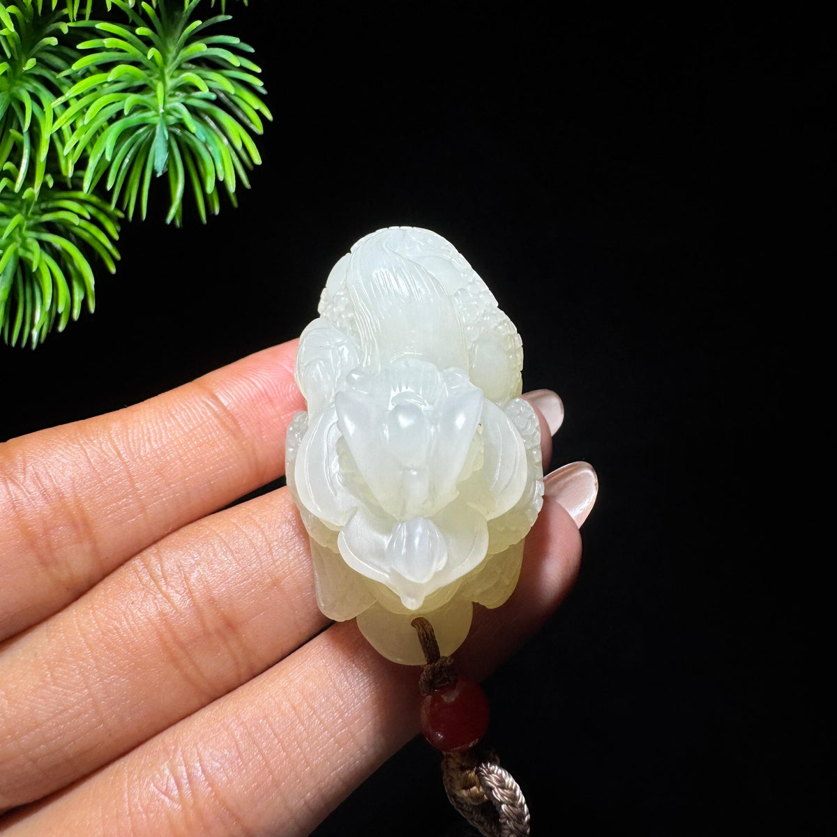 和田玉山料白玉金蟾（yc725481）