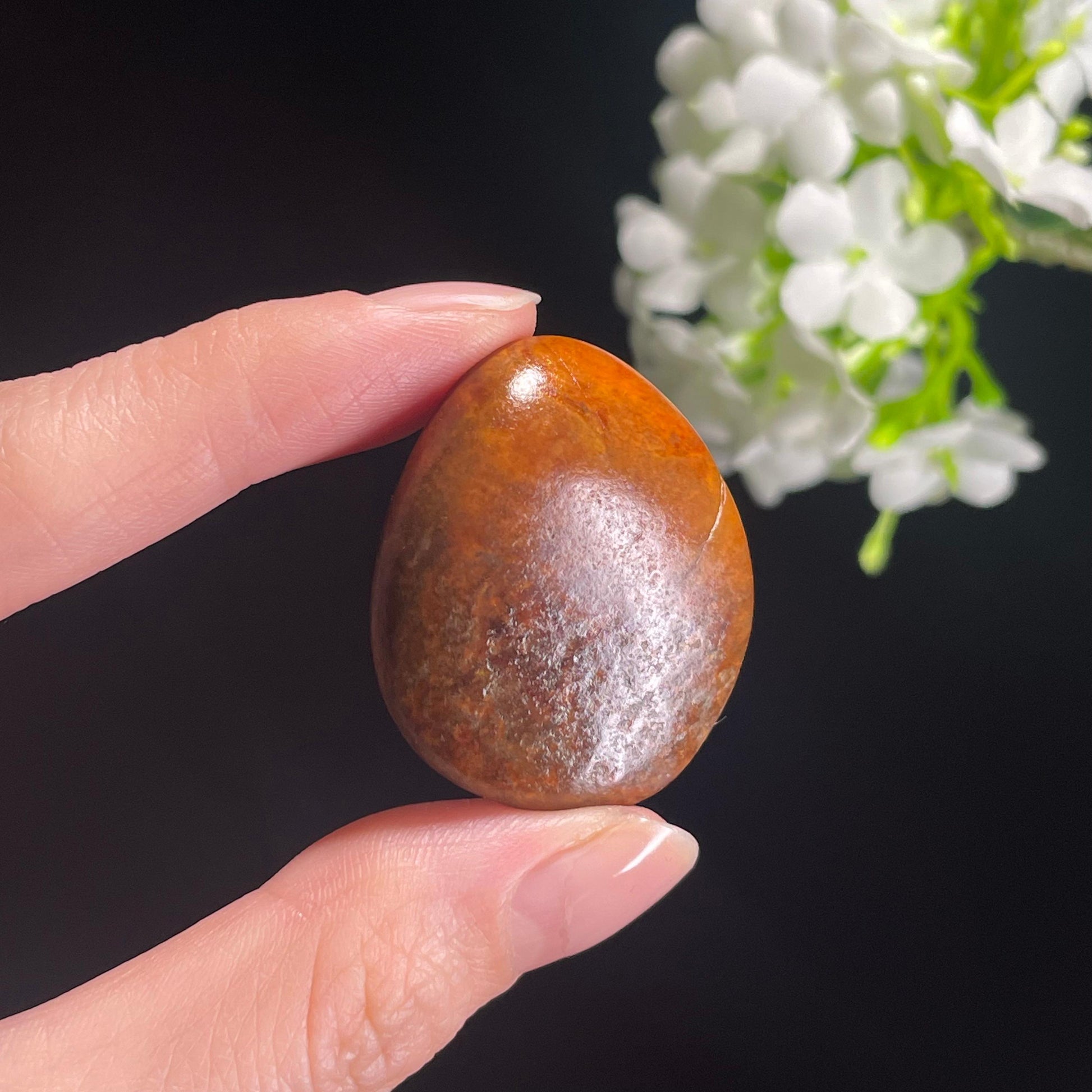 和田玉黄沁“秋燧丹砾”籽料原石（yc311962）