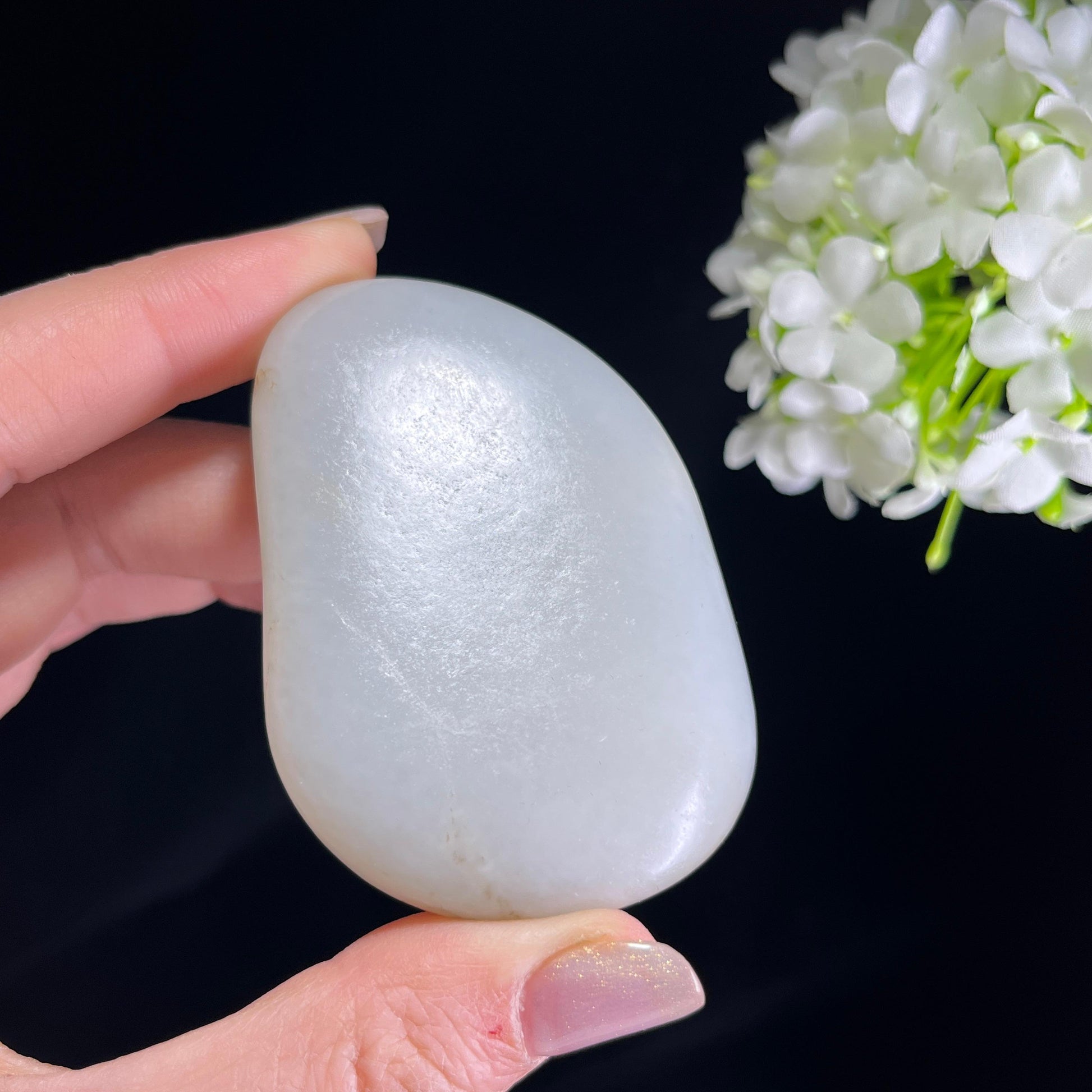 和田玉白玉“秋烟脉脉”秋梨皮籽料（yc354553）