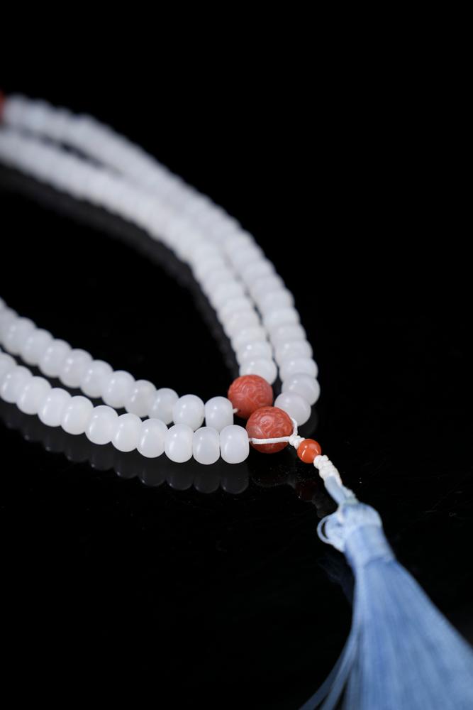 和田玉多圈手串（念珠）102颗（yc258355）