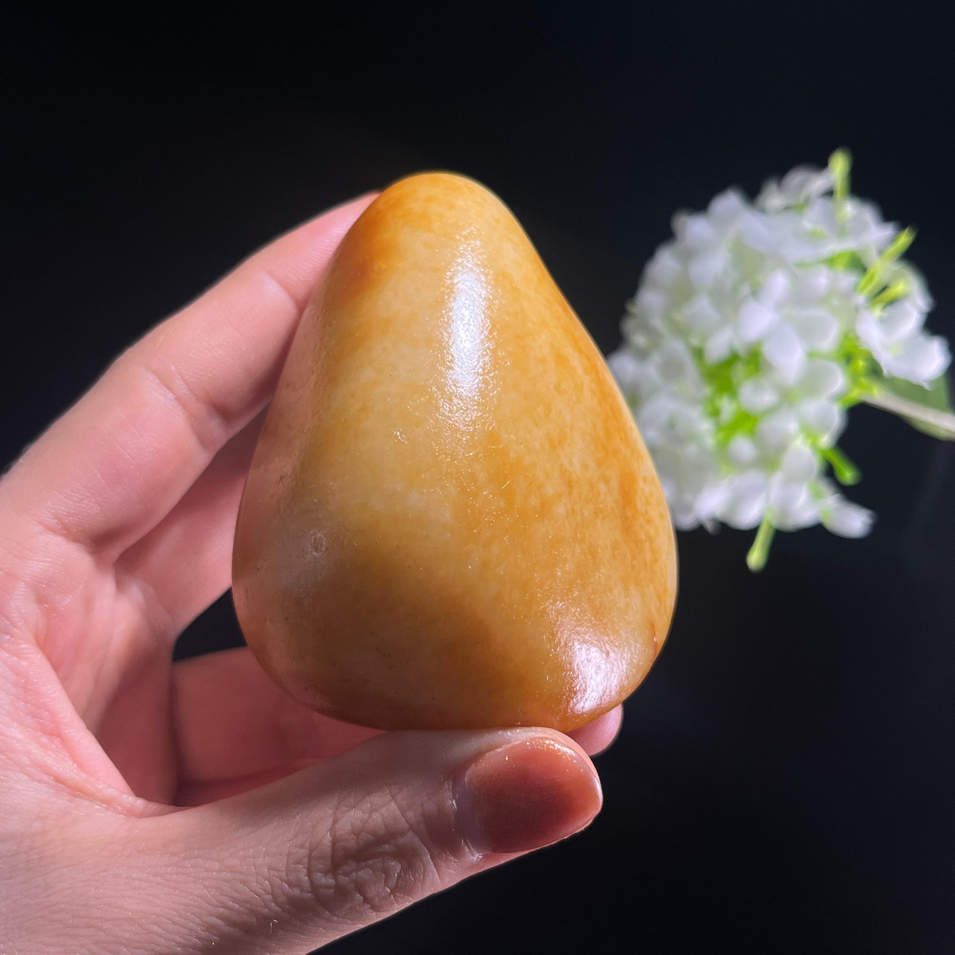 和田玉白玉“丹霞铺锦”通体洒金皮籽料（yc387211）