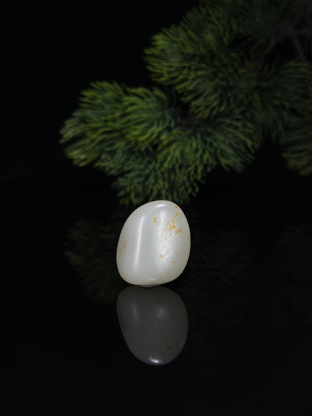 新疆和田玉精品白玉洒红皮小籽（yc536874）