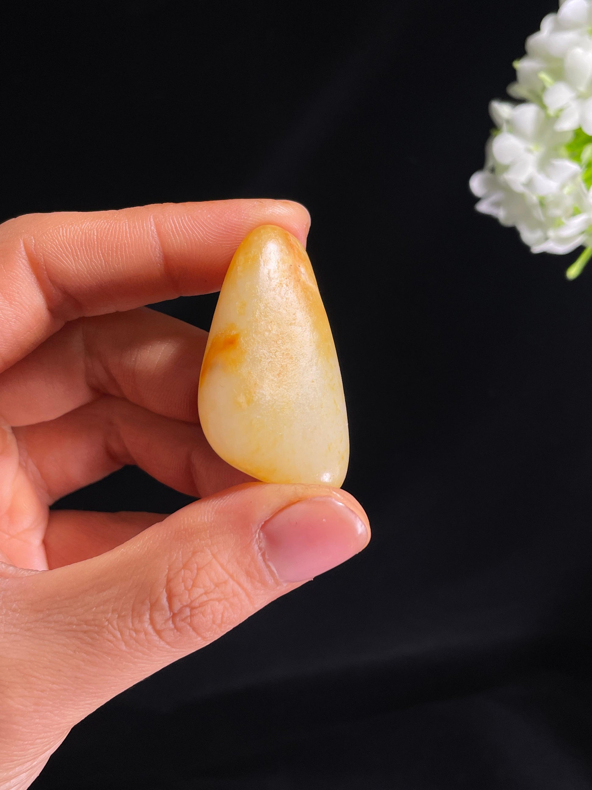 和田玉白玉洒金皮籽料原石（yc265482）