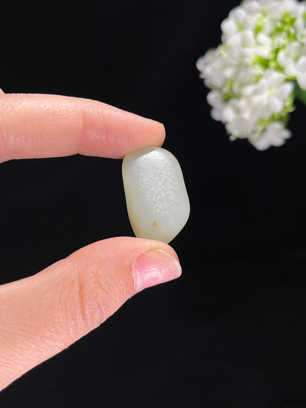 新疆和田玉光白籽料原石（yc255367）