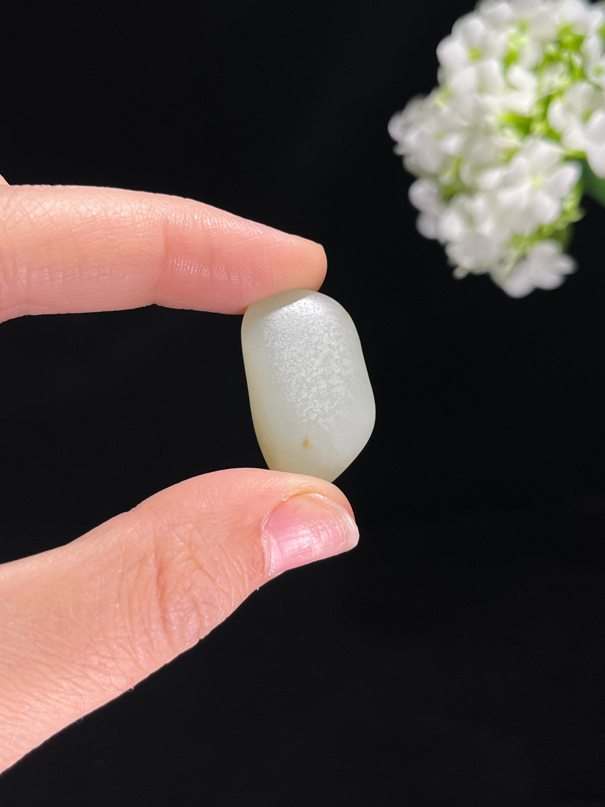 新疆和田玉光白籽料原石（yc255367）