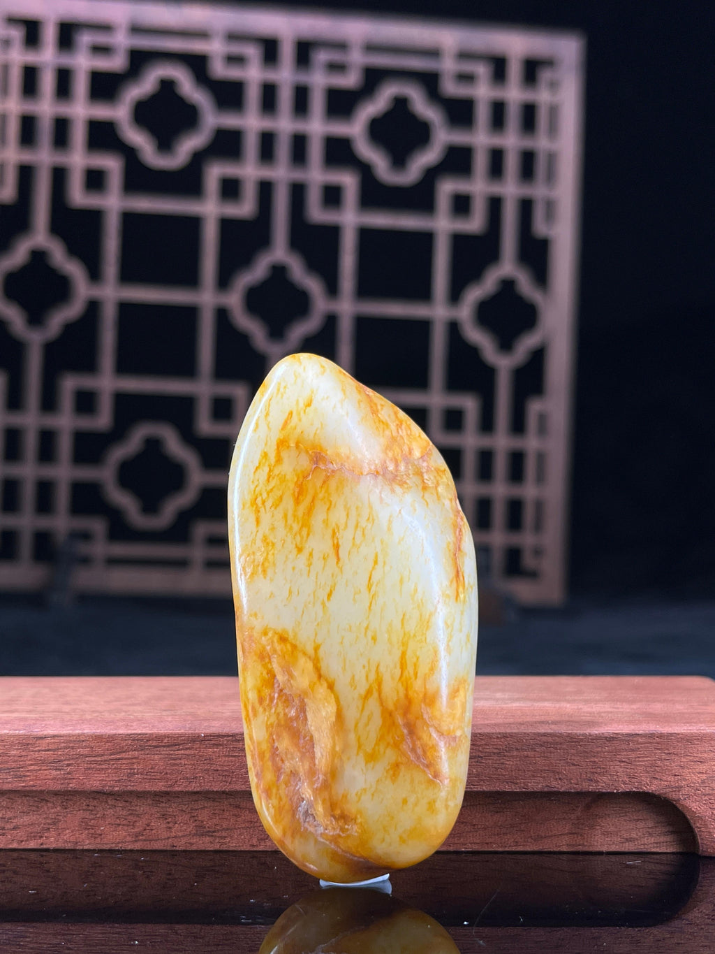 新疆和田玉白玉籽料原石洒金皮挂件11（yc234081）