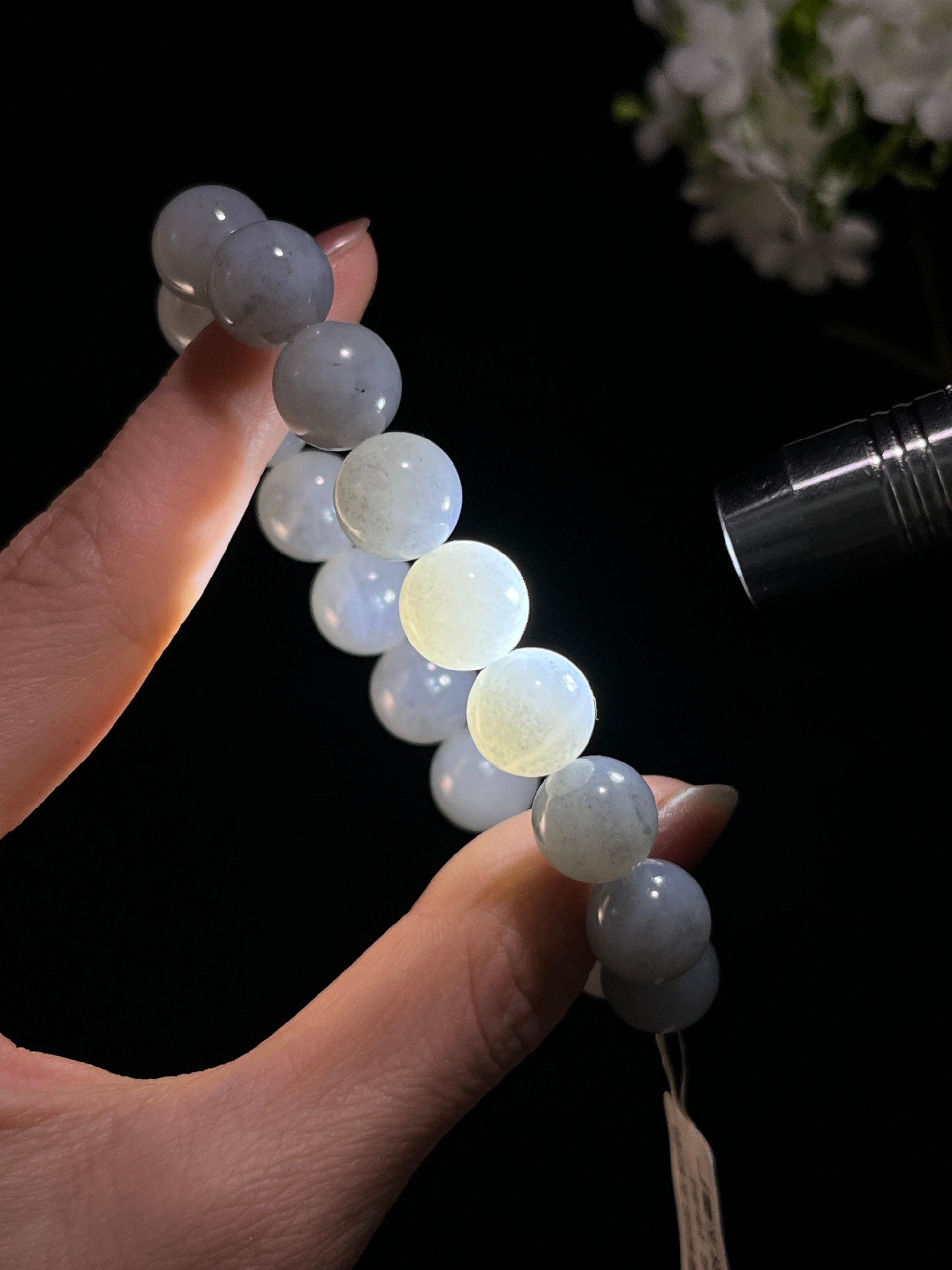 和田玉青花手串（卡11）（yc246356）