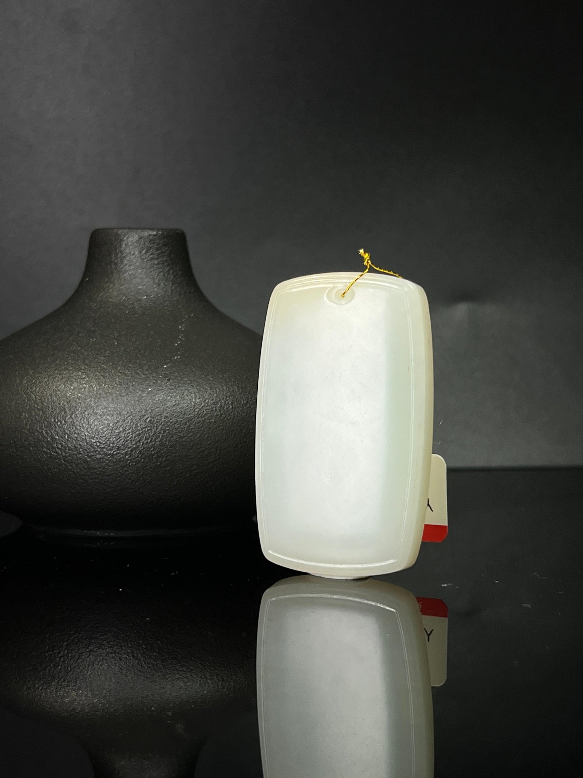 和田玉且末料无事牌（yc240931）