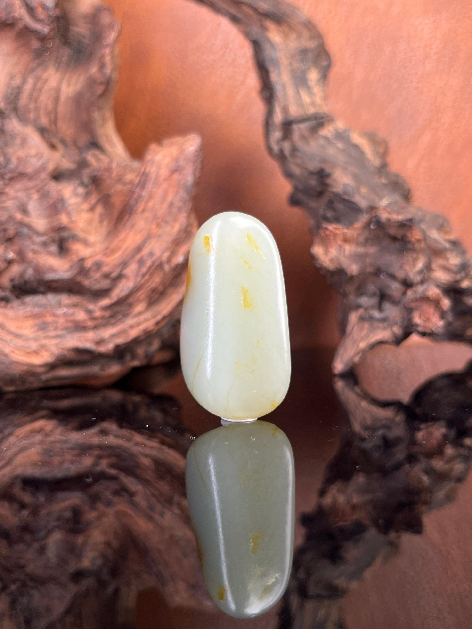 天然和田玉白玉聚黄皮籽料原石挂件（yc227478）