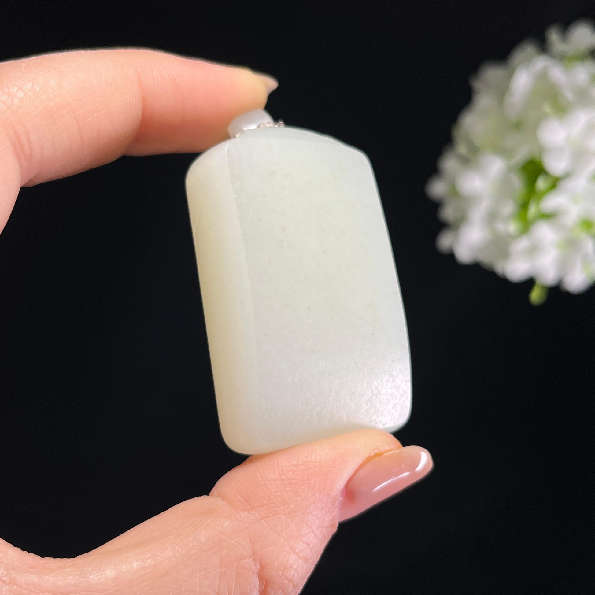 2026.3.31广告流，和田玉白玉籽料无事牌（yc372712）