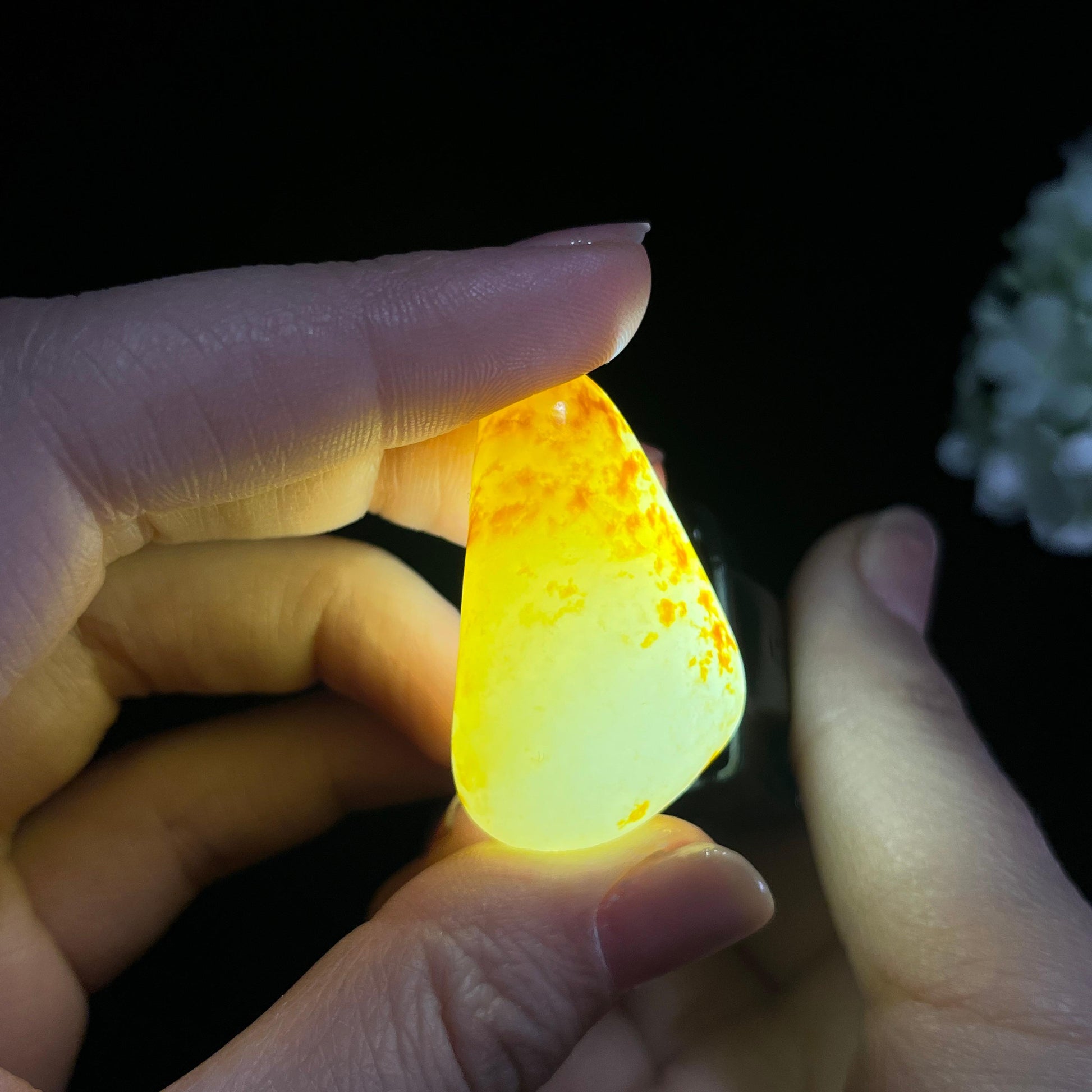 和田玉一级白玉意境通体红皮“金雪漫顶”籽料原石（yc286959）