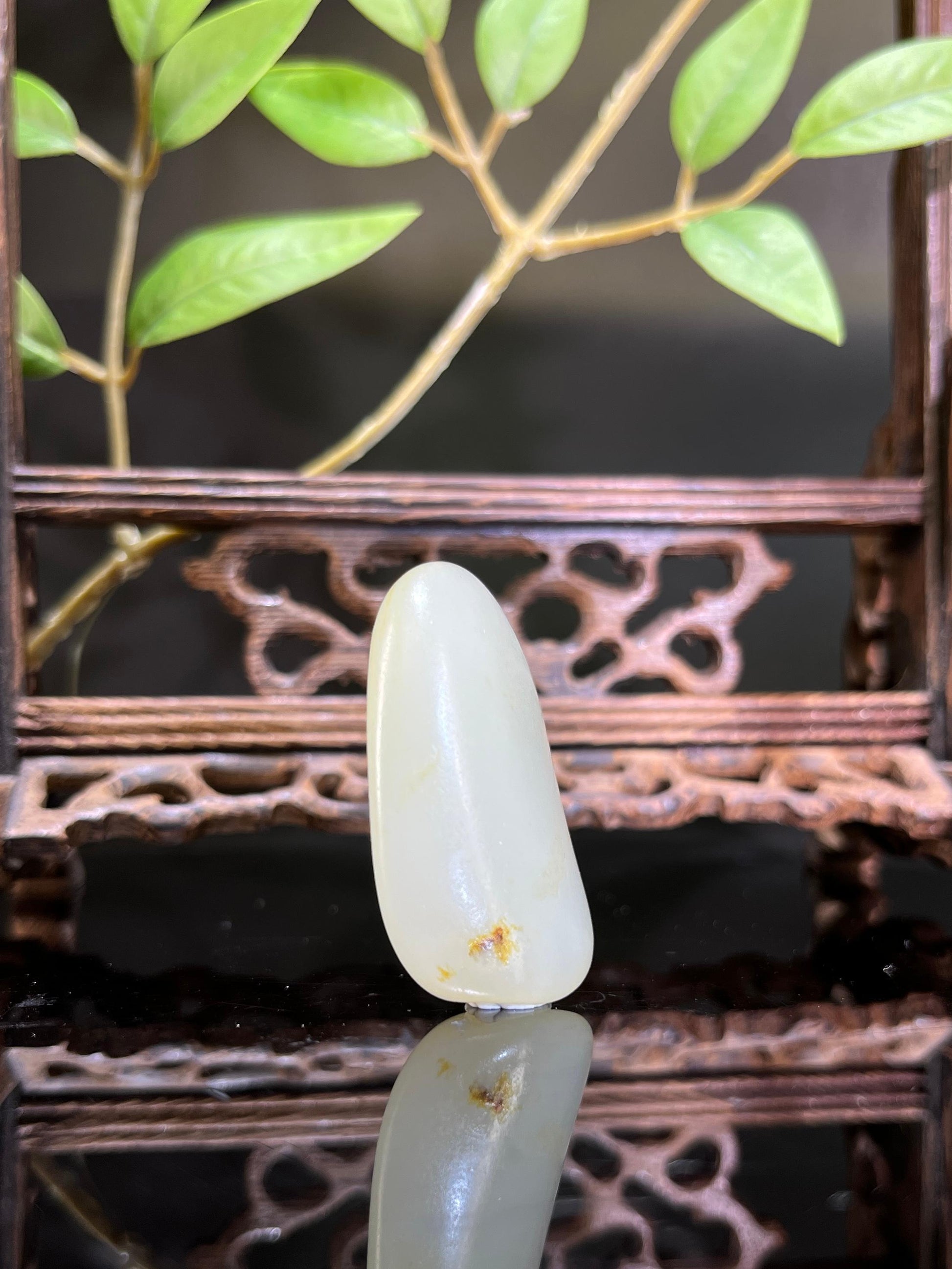 和田玉暖白种带洒金皮籽料（yc212407）