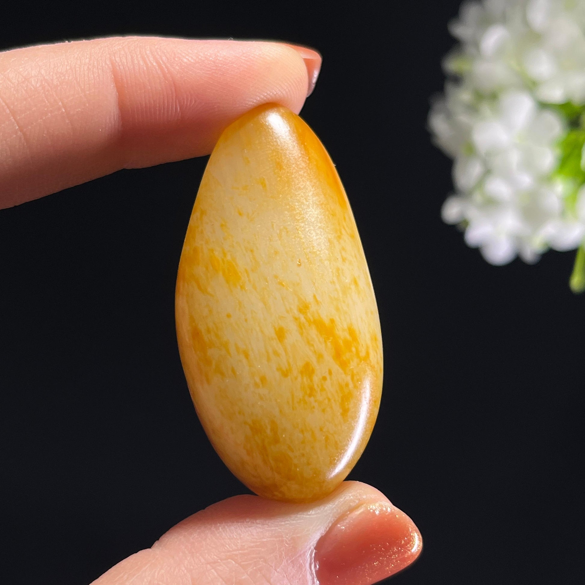 和田玉白玉黄沁皮“金琼玉液”金包银籽料（yc313266）