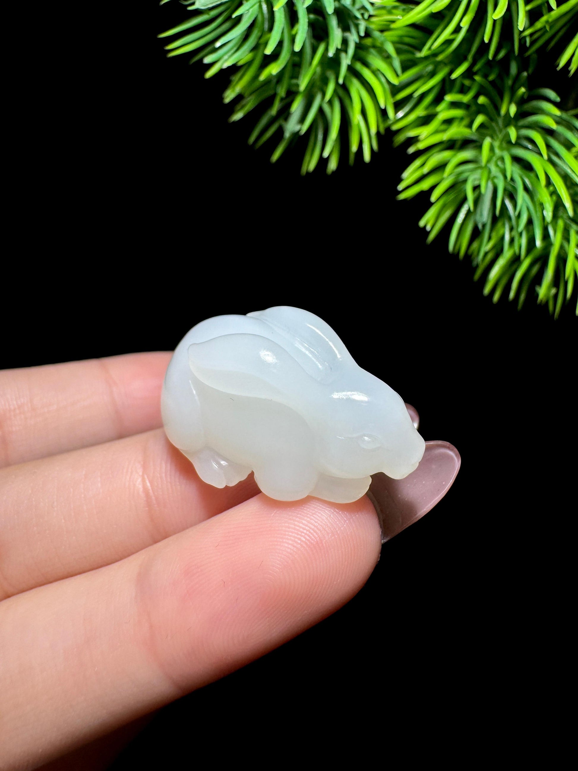 和田玉白玉兔子（yc292459）