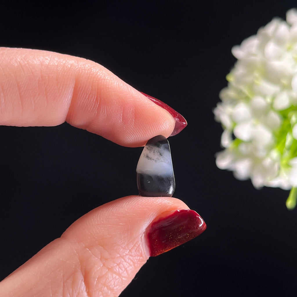 和田玉青花一线天特色籽料（yc336437）