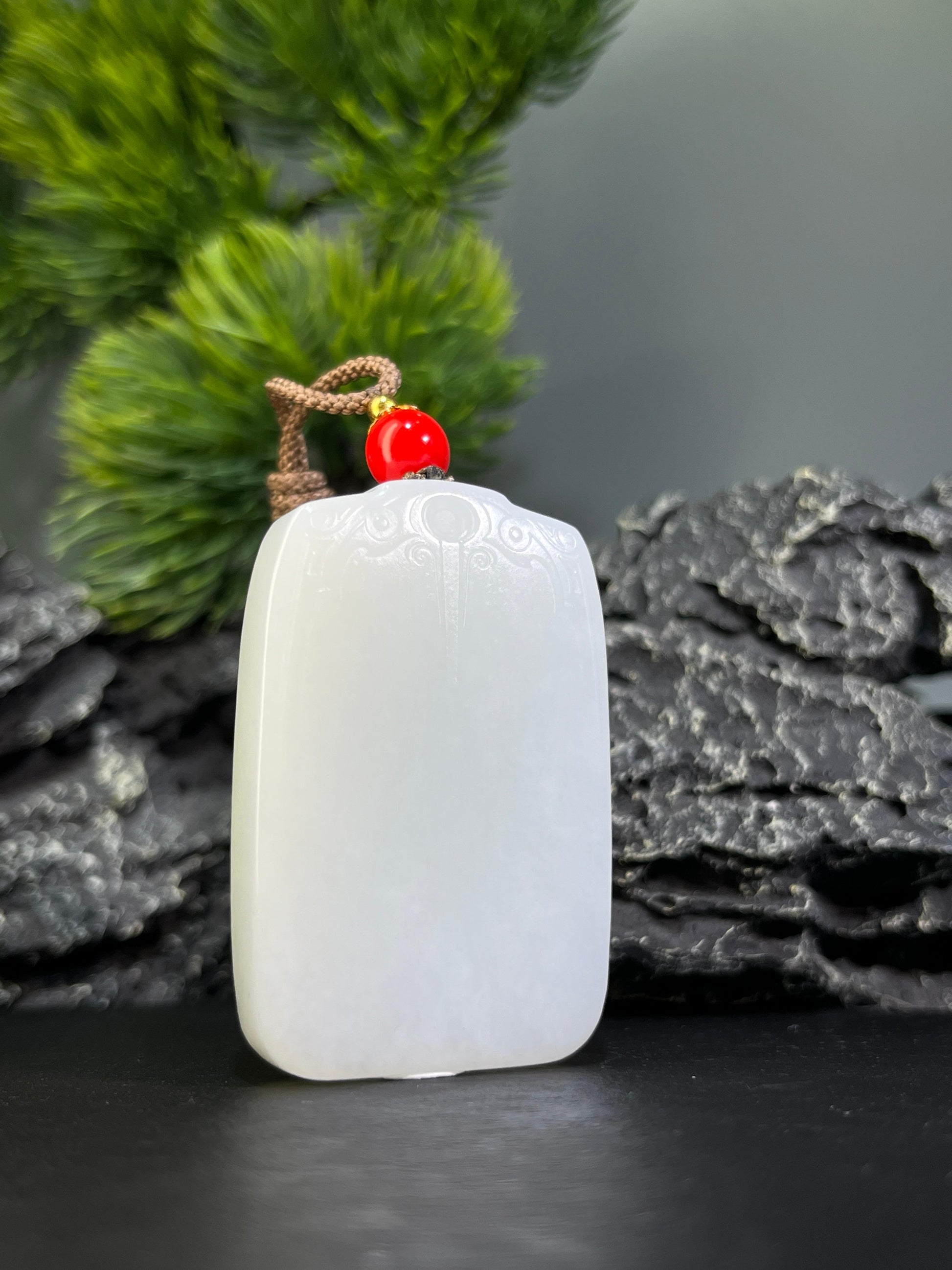 和田玉白玉山料无事牌（yc228797）