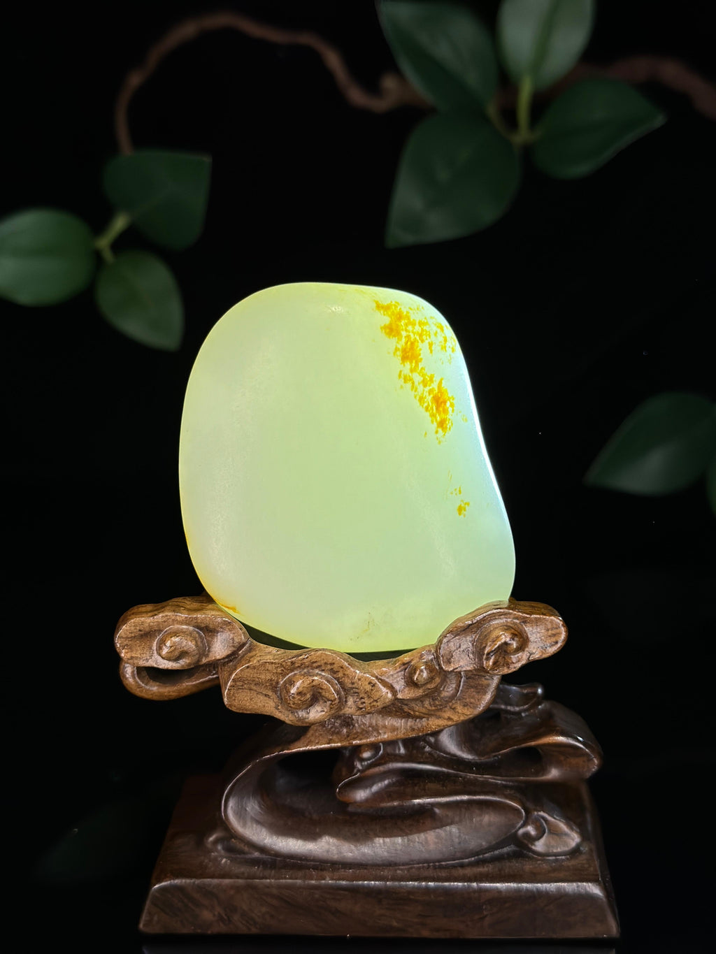新疆天然和田玉白玉洒金皮籽料（yc745956）