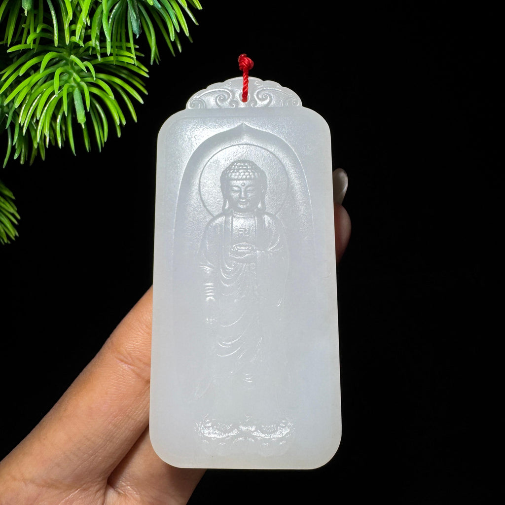 和田玉山料白玉大日如来（yc708645）