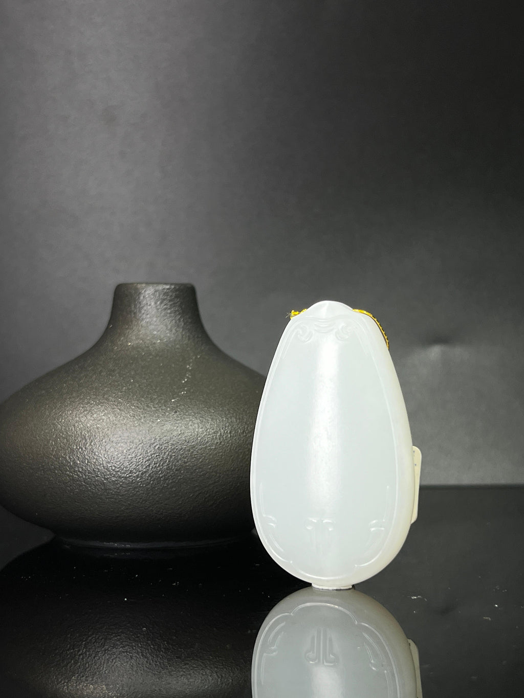 和田玉白玉无事牌（yc241011）