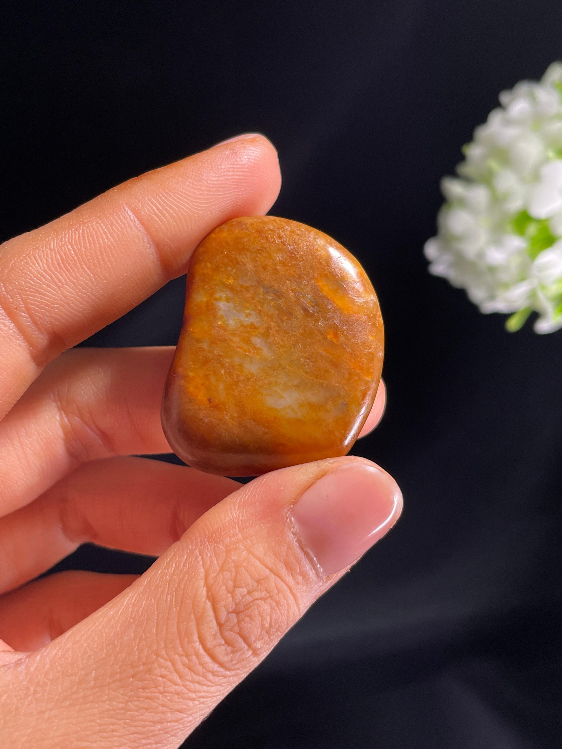 和田玉黄沁籽料原石（yc264639）