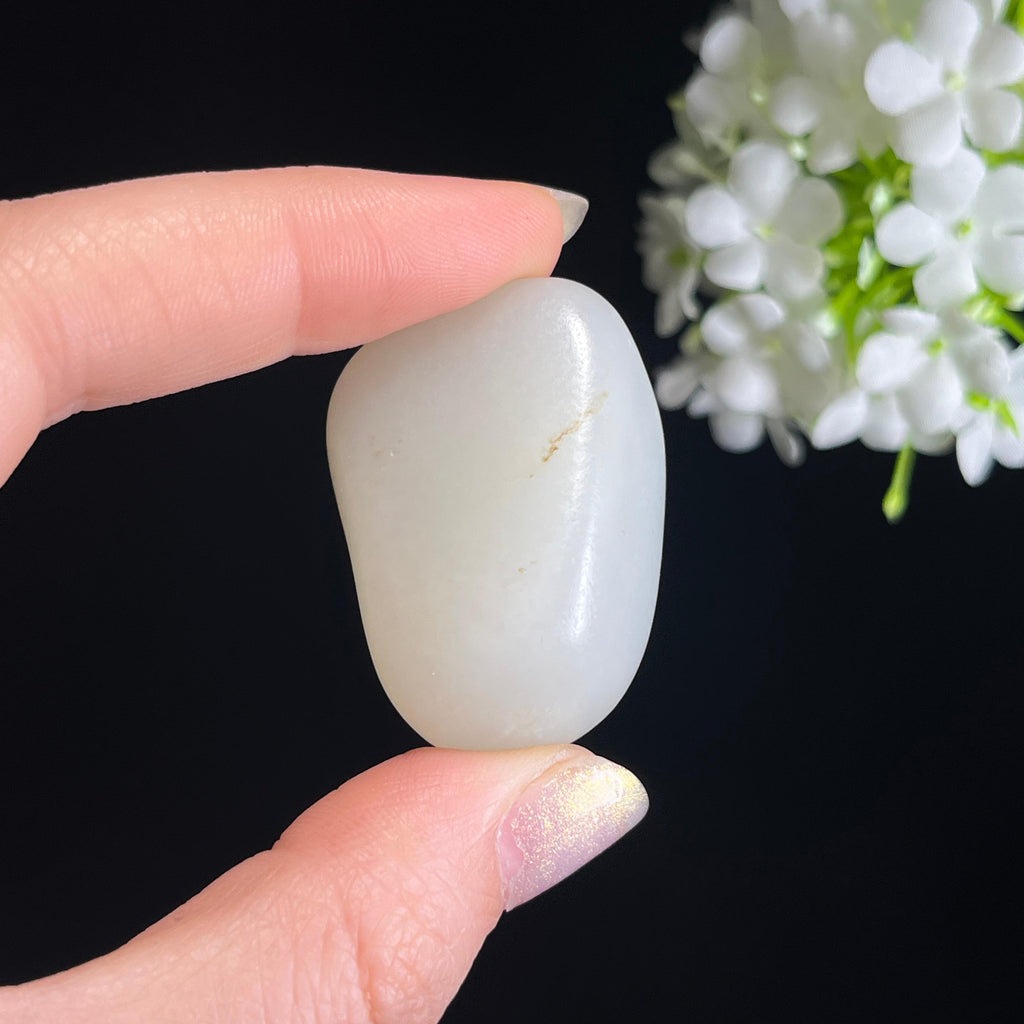 和田玉暖白种“秋阳暖雪”秋梨皮籽料（yc328954）