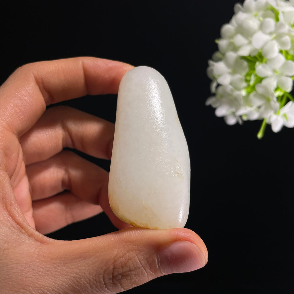 和田玉白玉“玉雪天成”洒金皮籽料（yc314474）