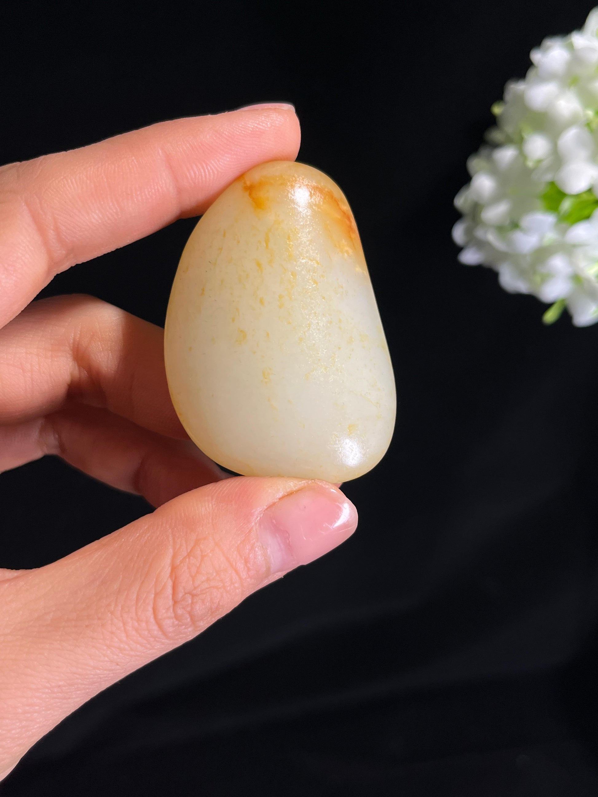 和田玉意境洒金皮籽料原石（yc275364）