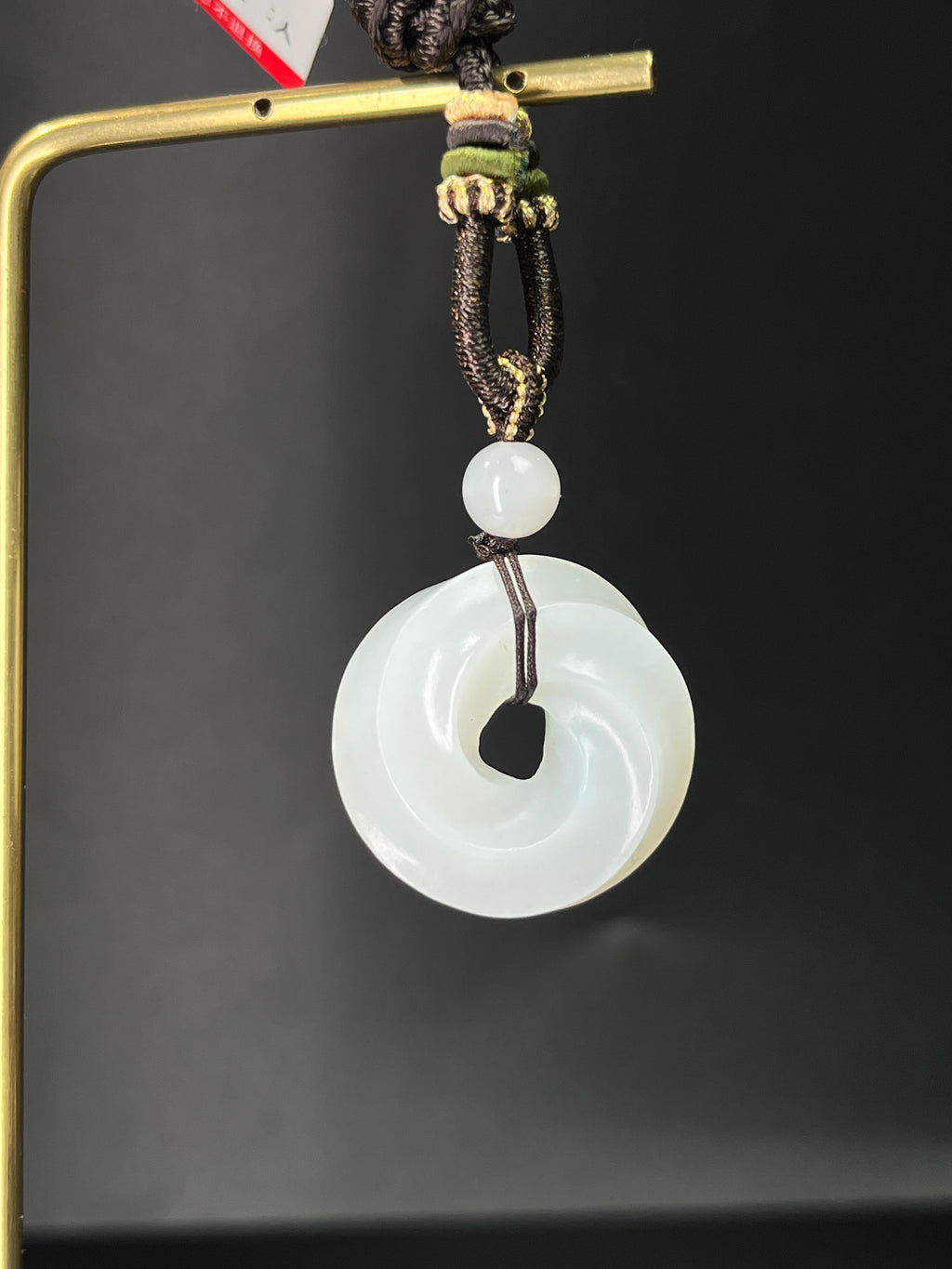 天然和田玉白玉时来运转吊坠3（yc240910）