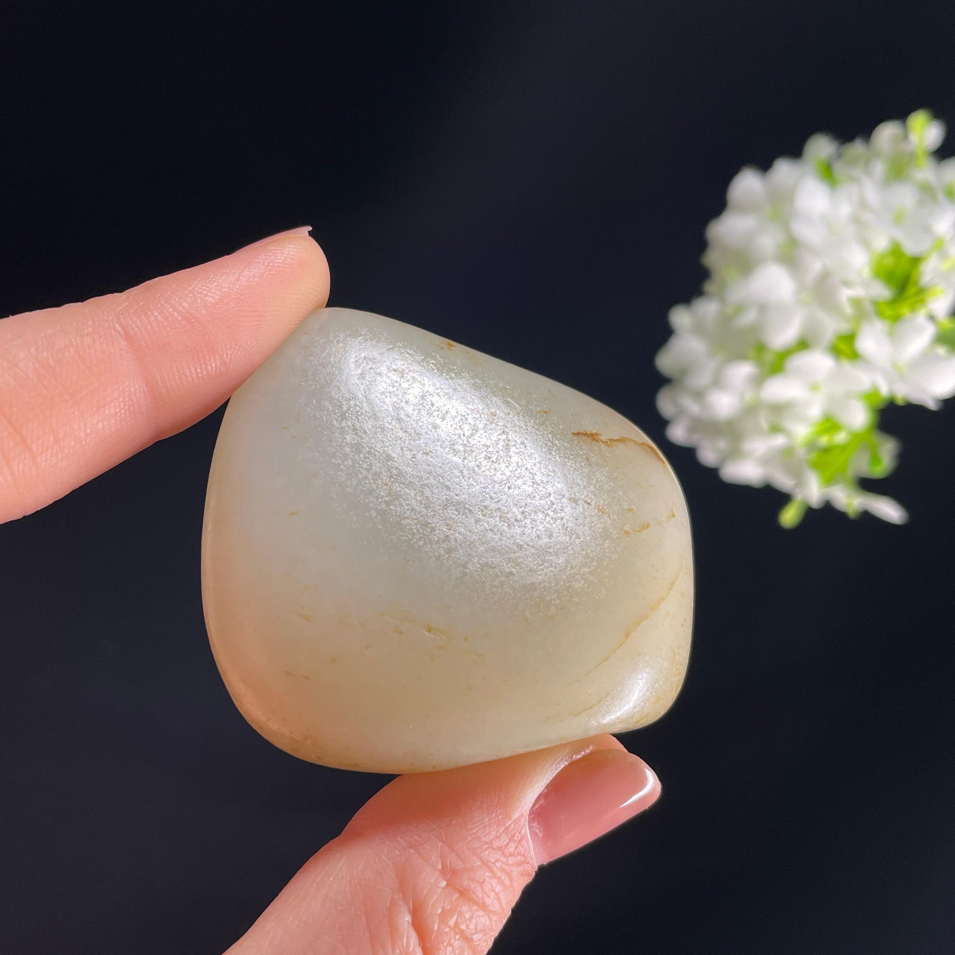 和田玉白玉洒金皮“天山雄鹰”籽料原石（yc283047）