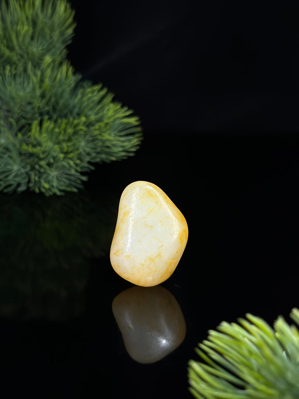 新疆和田玉白玉洒金皮精品挂件籽（yc478842）