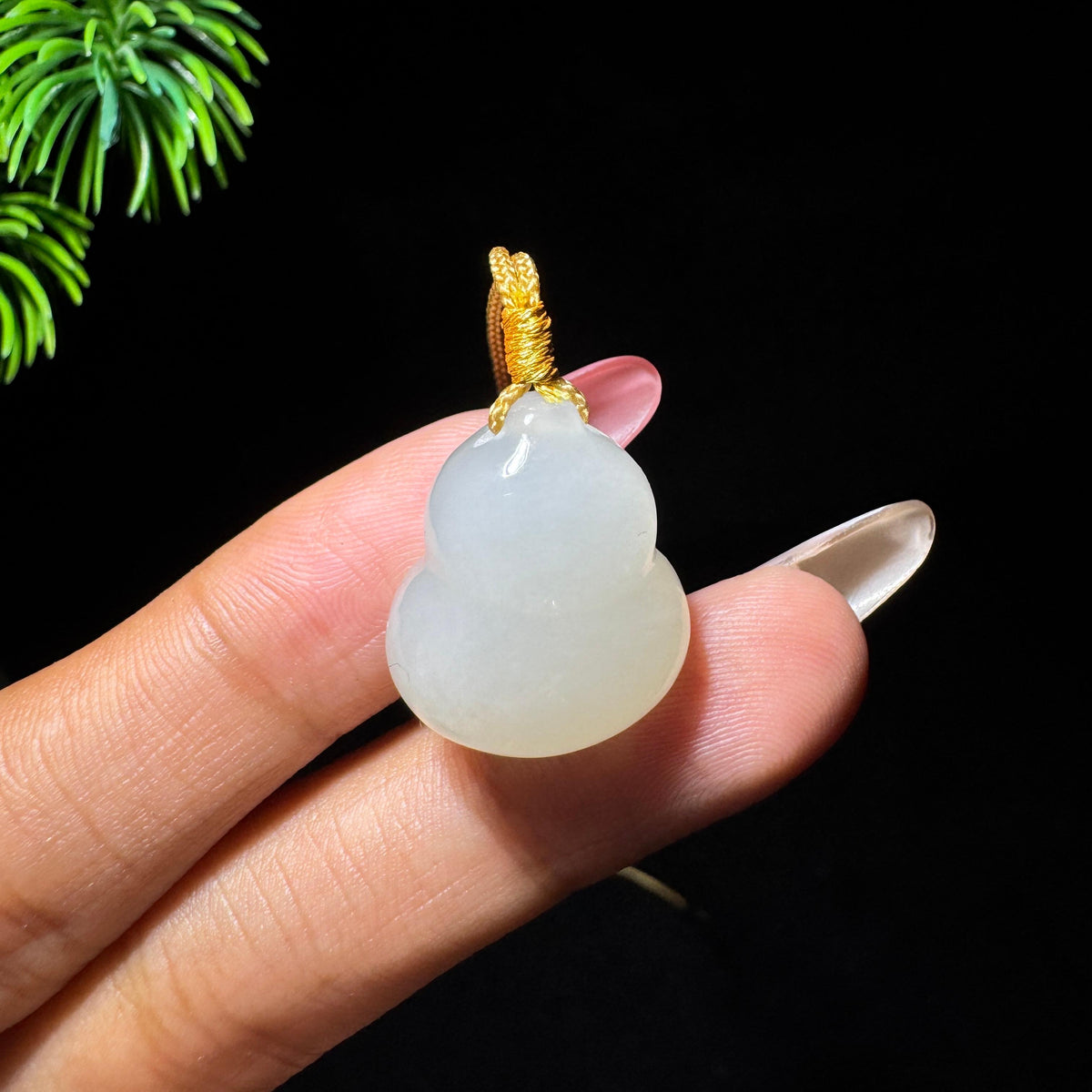 和田玉山料白玉葫芦（yc727166）