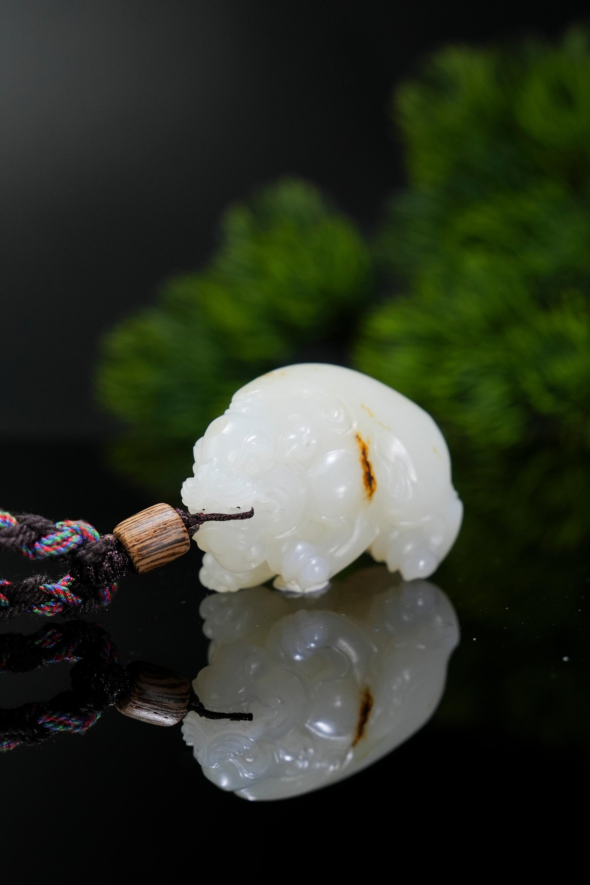 和田玉—籽料貔貅掛件