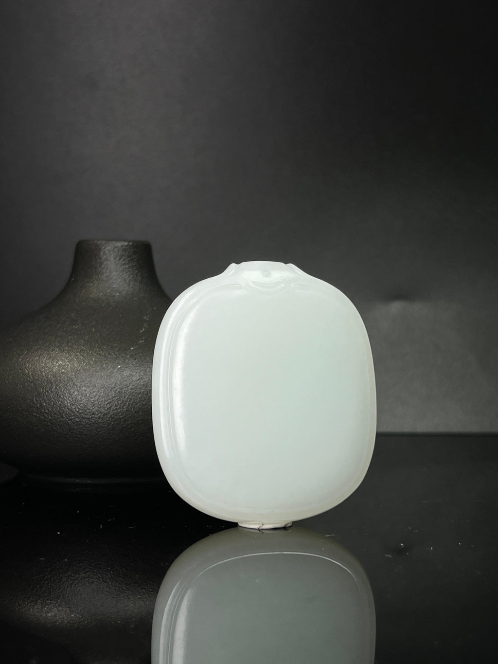 和田玉白玉无事牌（yc241014）