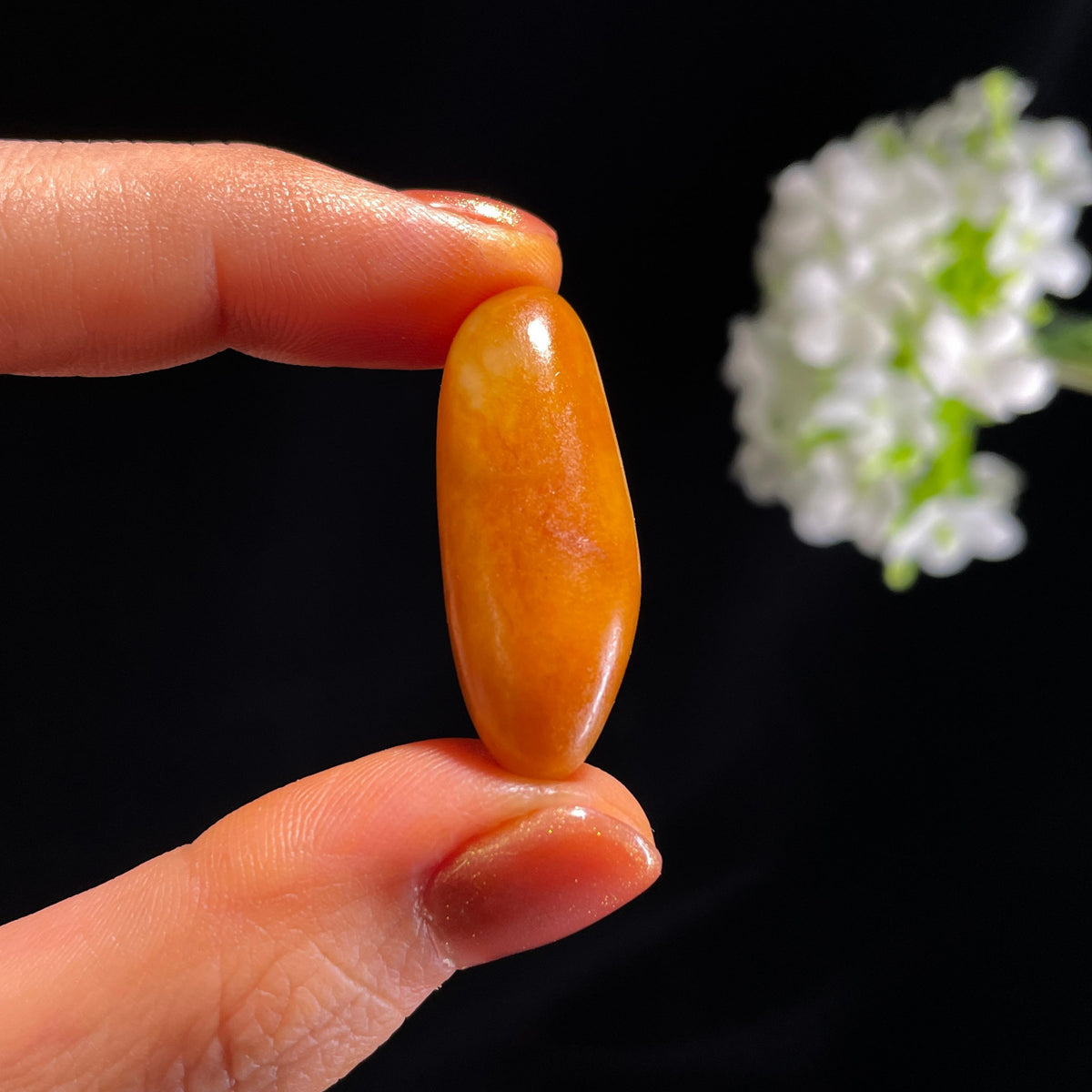 新疆天然和田玉“金庭凝霭”黄沁籽料（yc376227）