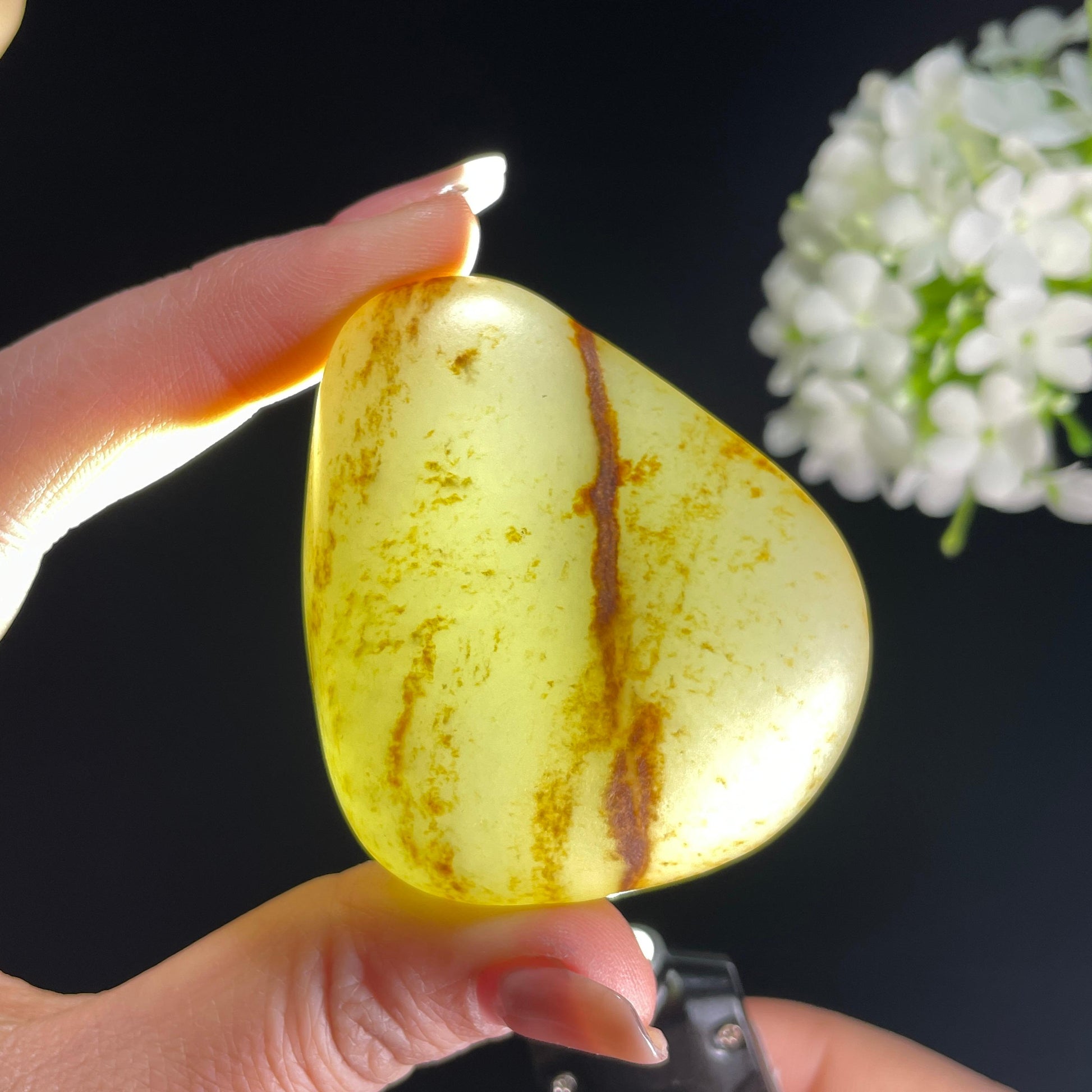 2026.4.9广告流，和田玉白玉“金江一线”红沁洒金皮籽料（yc386182）