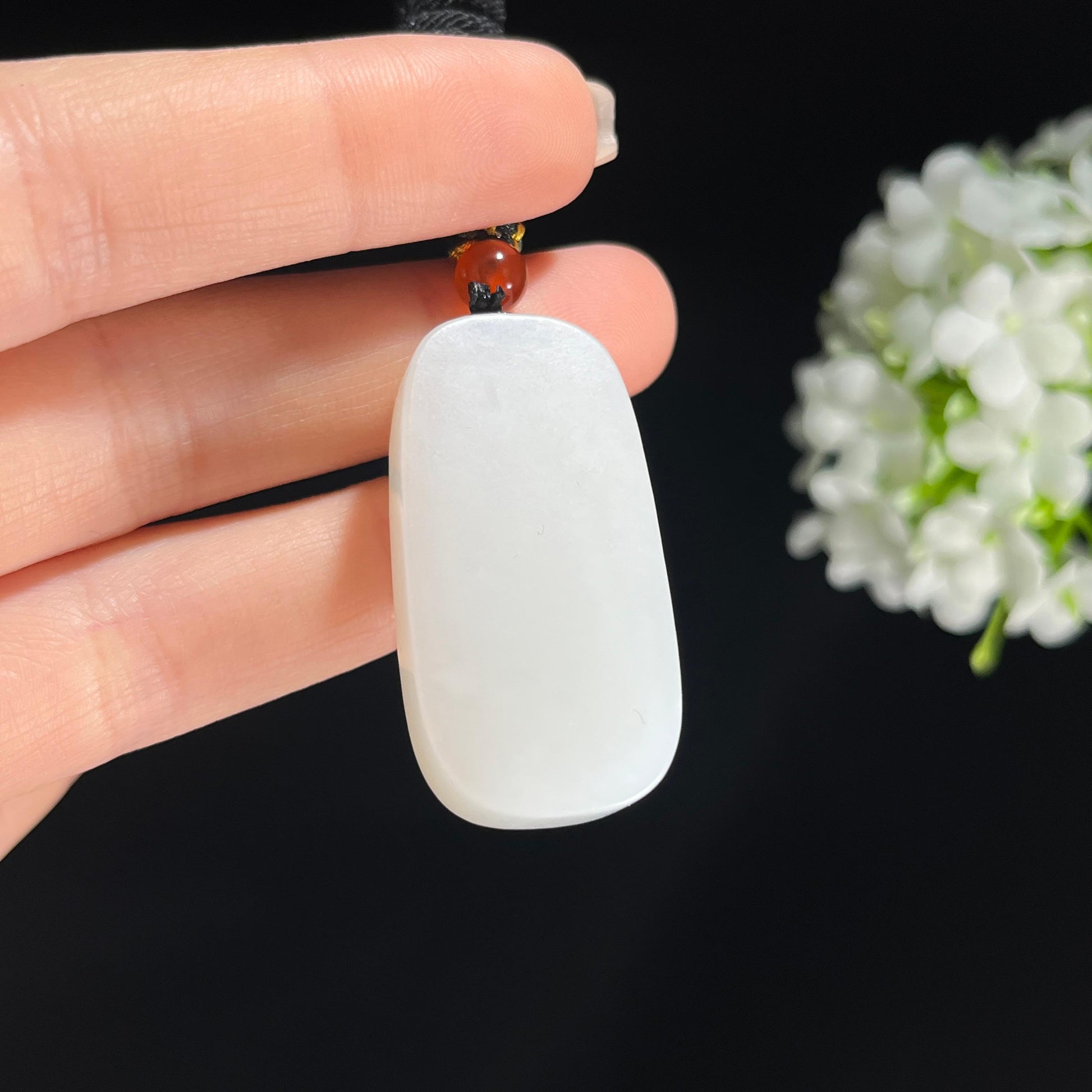 s，和田玉白玉龙雕刻挂件（yc379908）