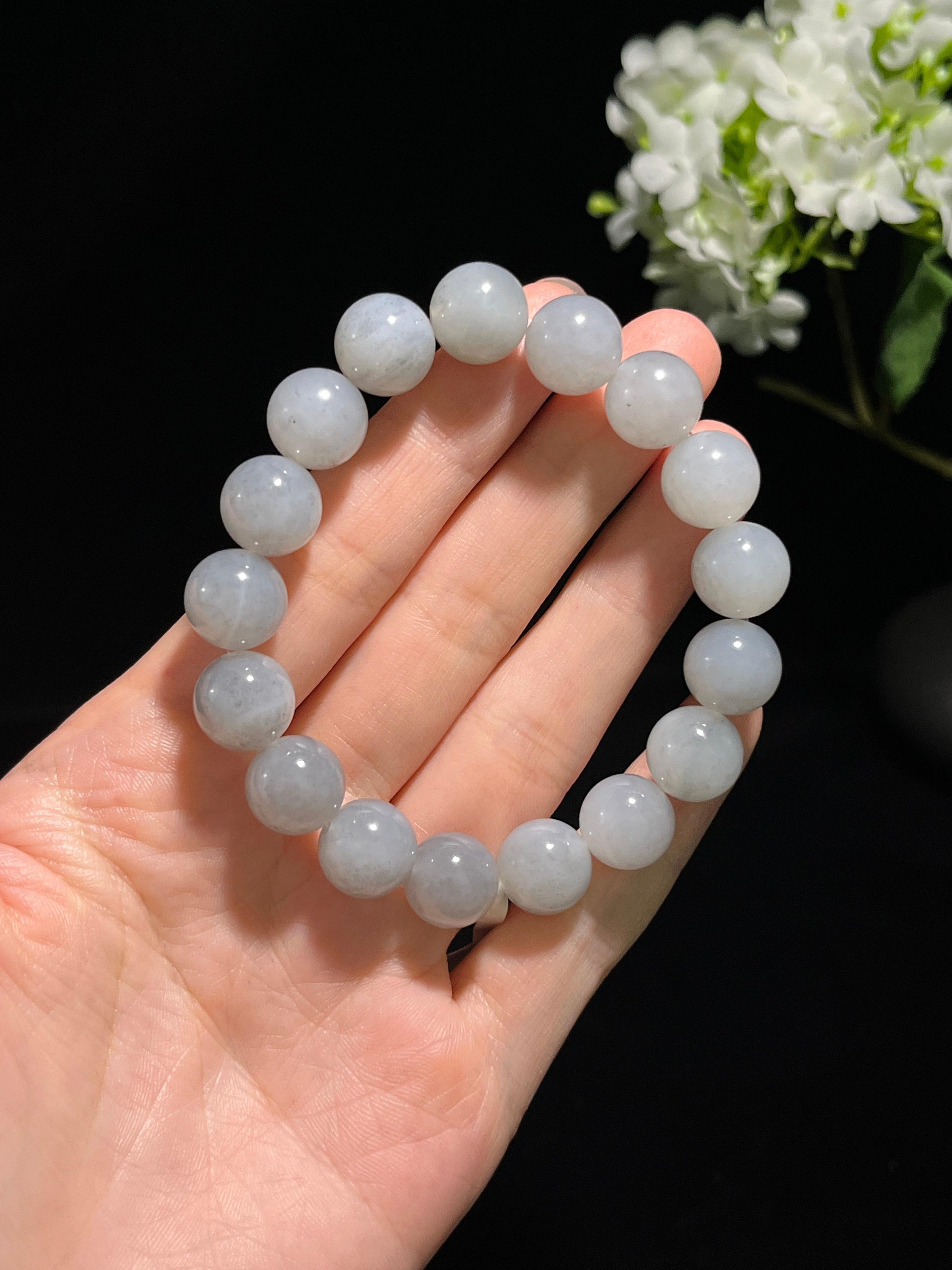 和田玉青花手串（卡11）（yc246356）