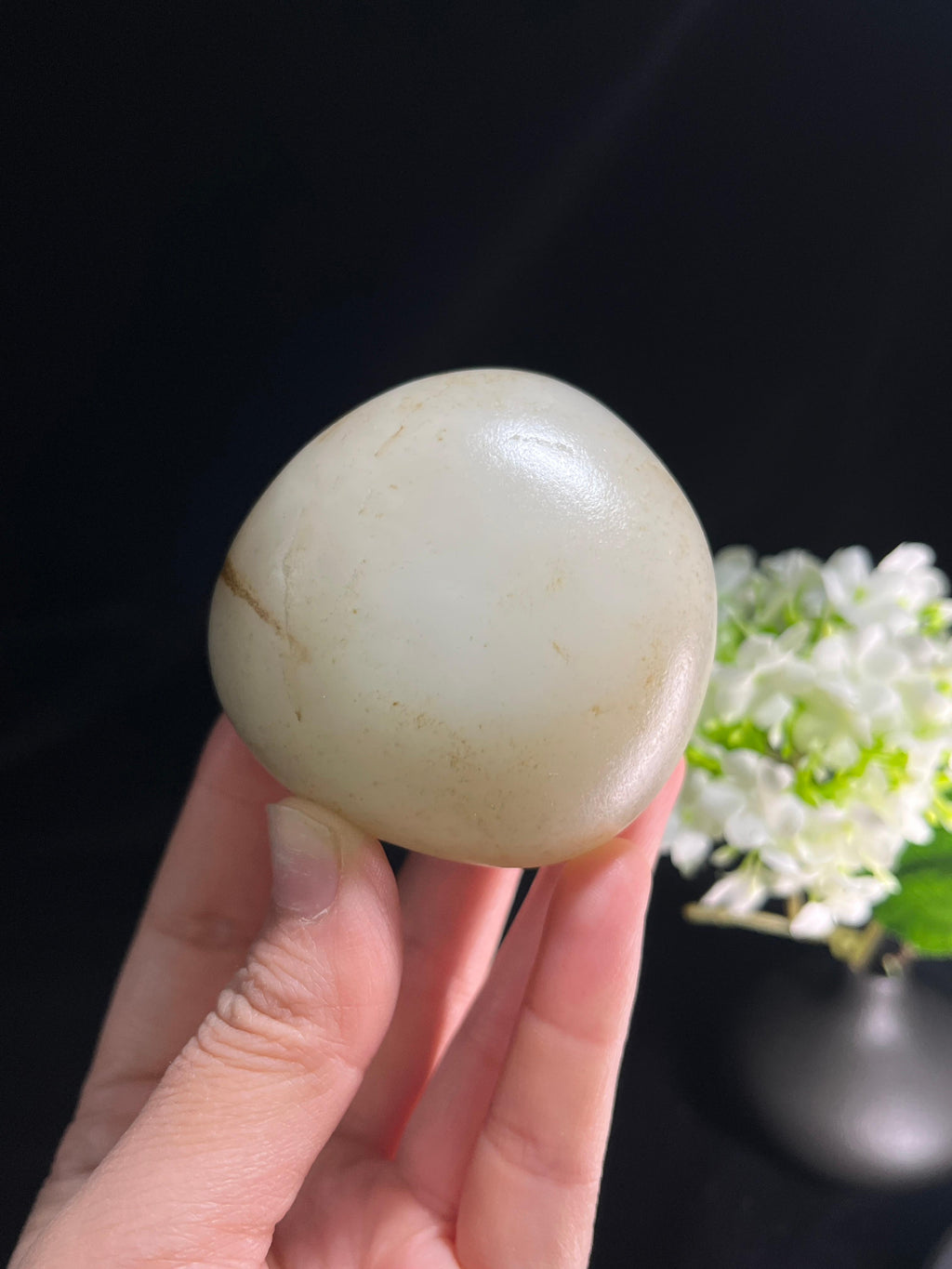 新疆和田玉收藏级秋梨皮象形籽料原石（yc253260）