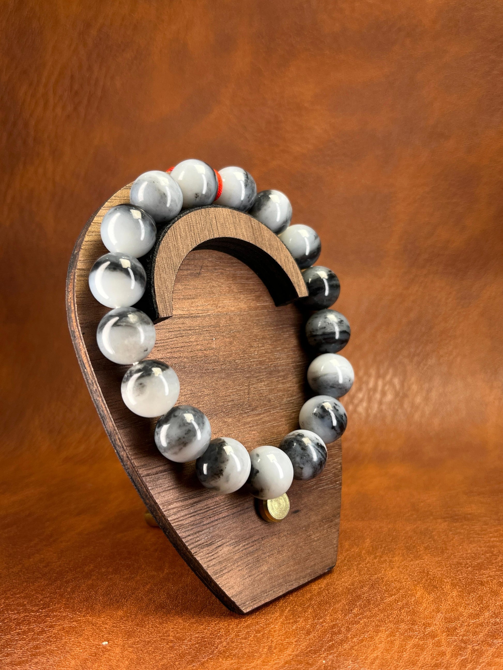 和田玉青花手串（12卡）（yc222671）