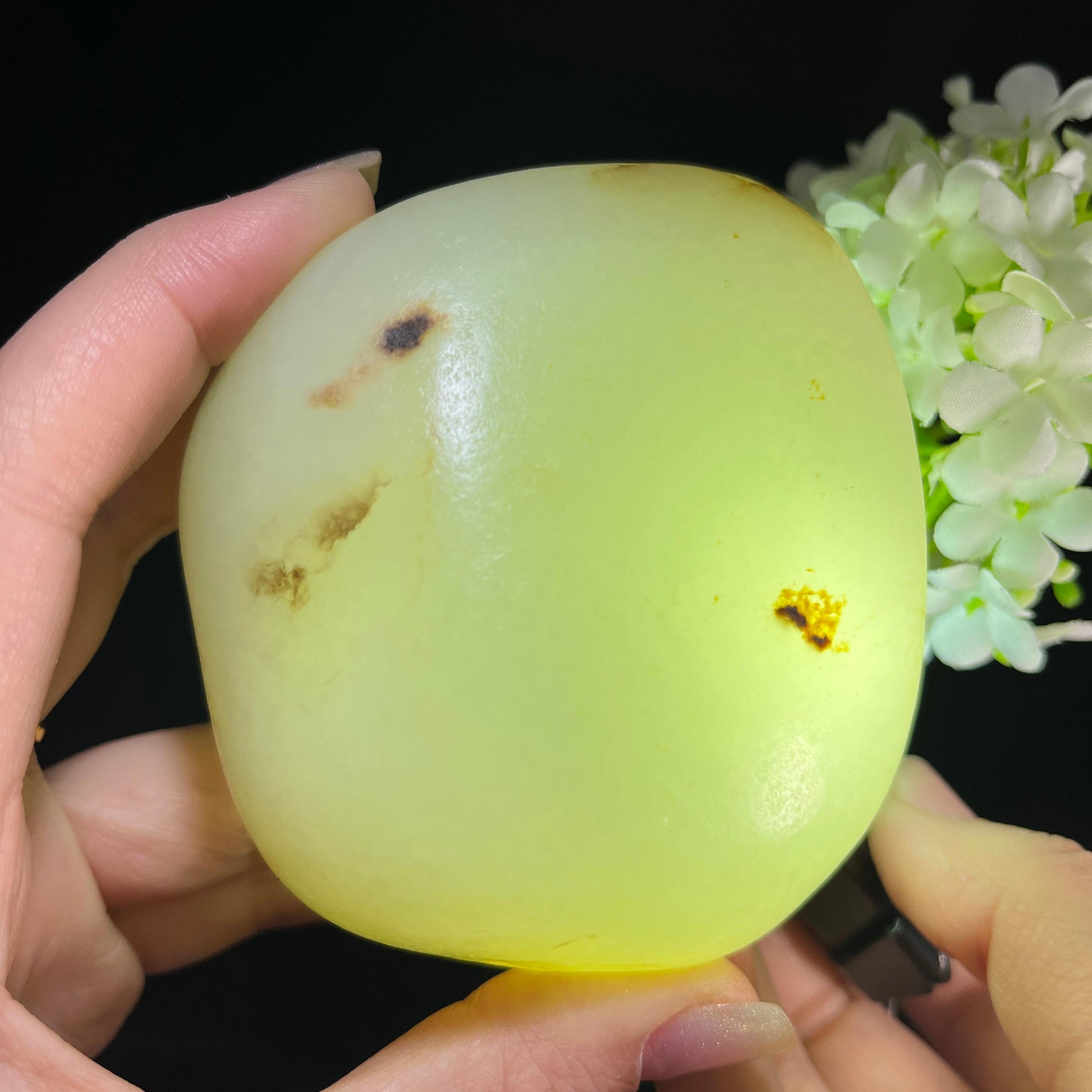 和田玉白玉“秋斑漫璧”秋梨皮籽料（yc360979）