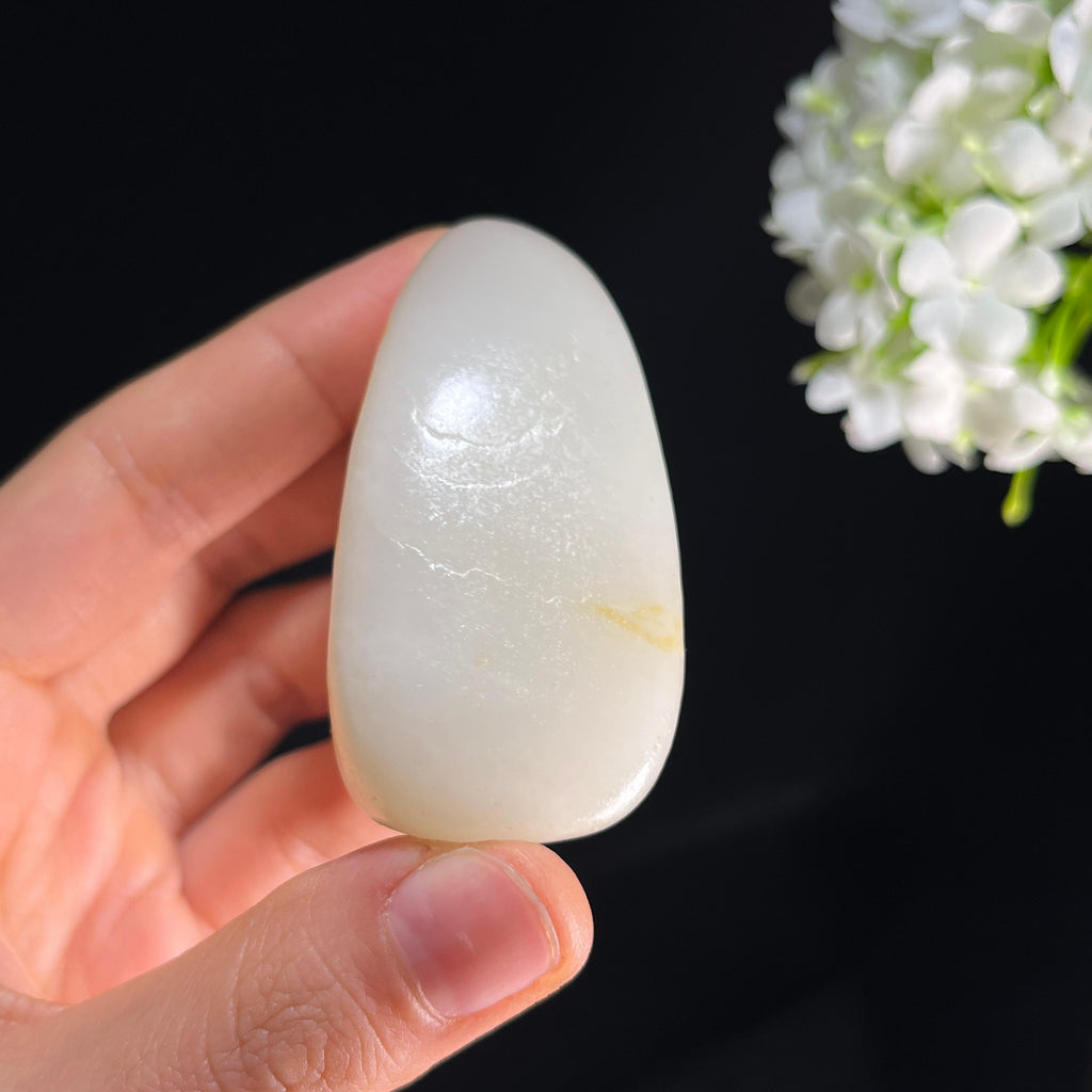 和田玉白玉“丹枫栖雪”聚红皮籽料（yc351316）