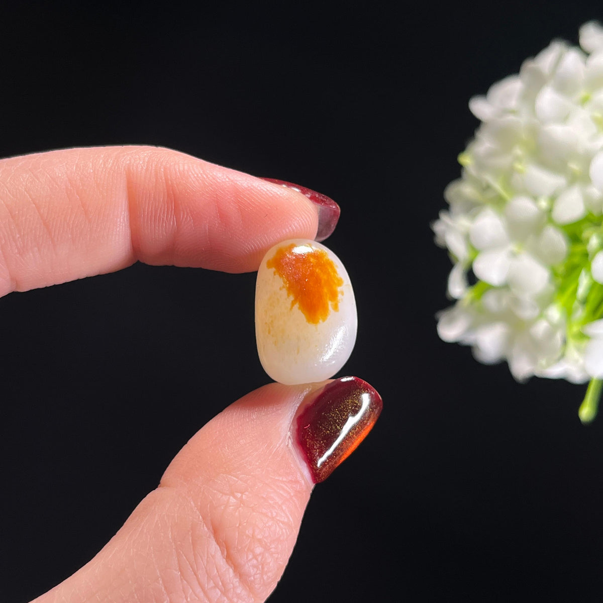 和田玉白玉聚红皮精品籽料（yc336405）