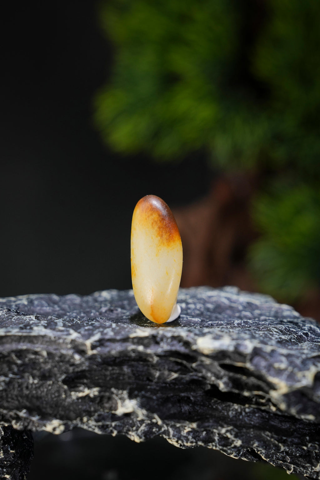 和田玉—聚枣红皮吊坠籽