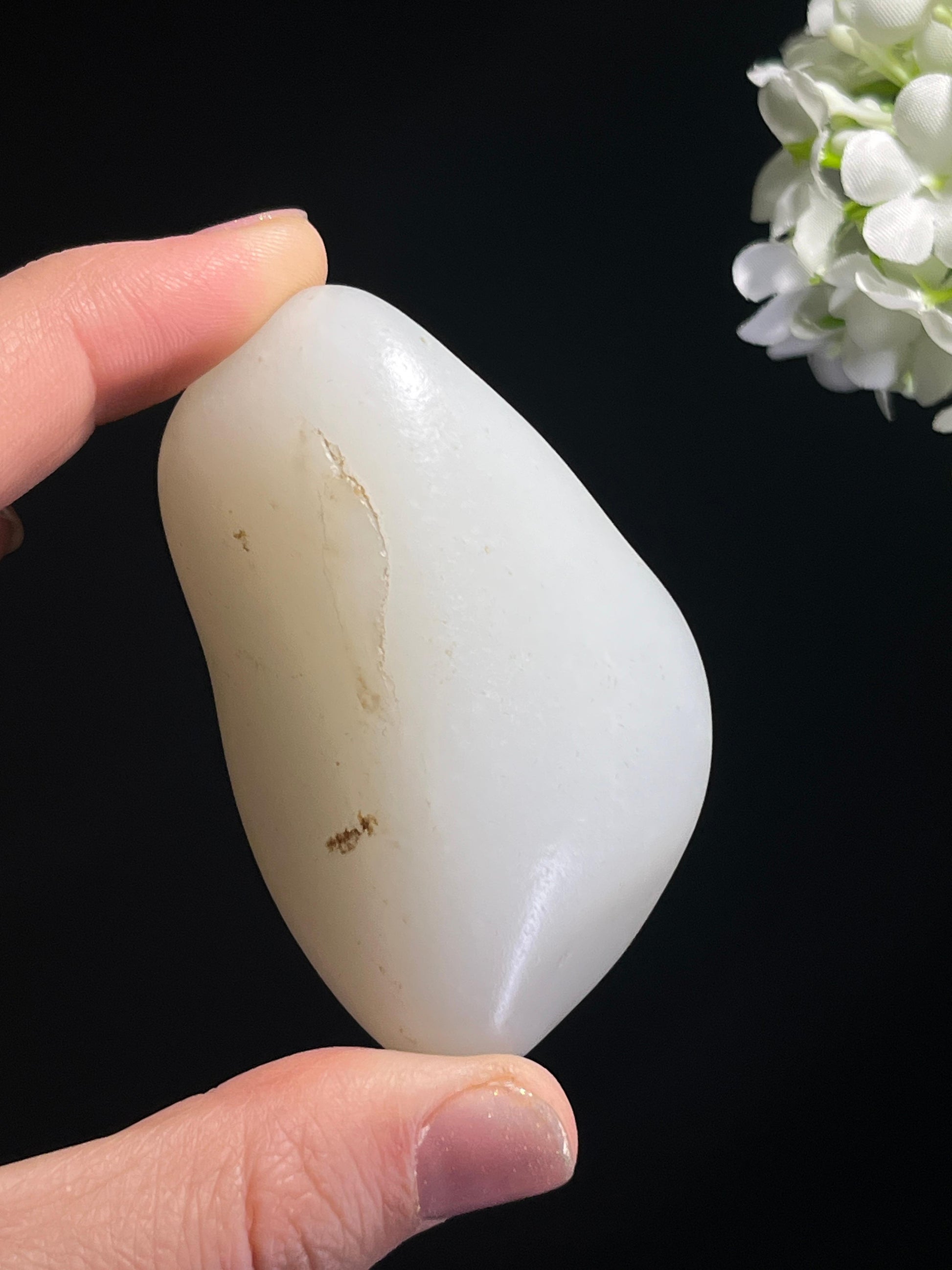 和田玉收藏级羊脂白玉籽料原石（yc262843）