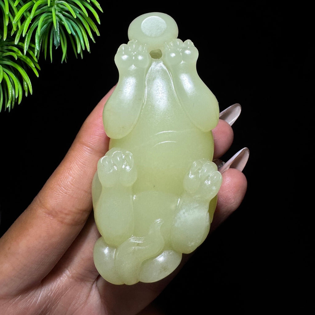 和田玉山料黄玉貔貅（yc714997）